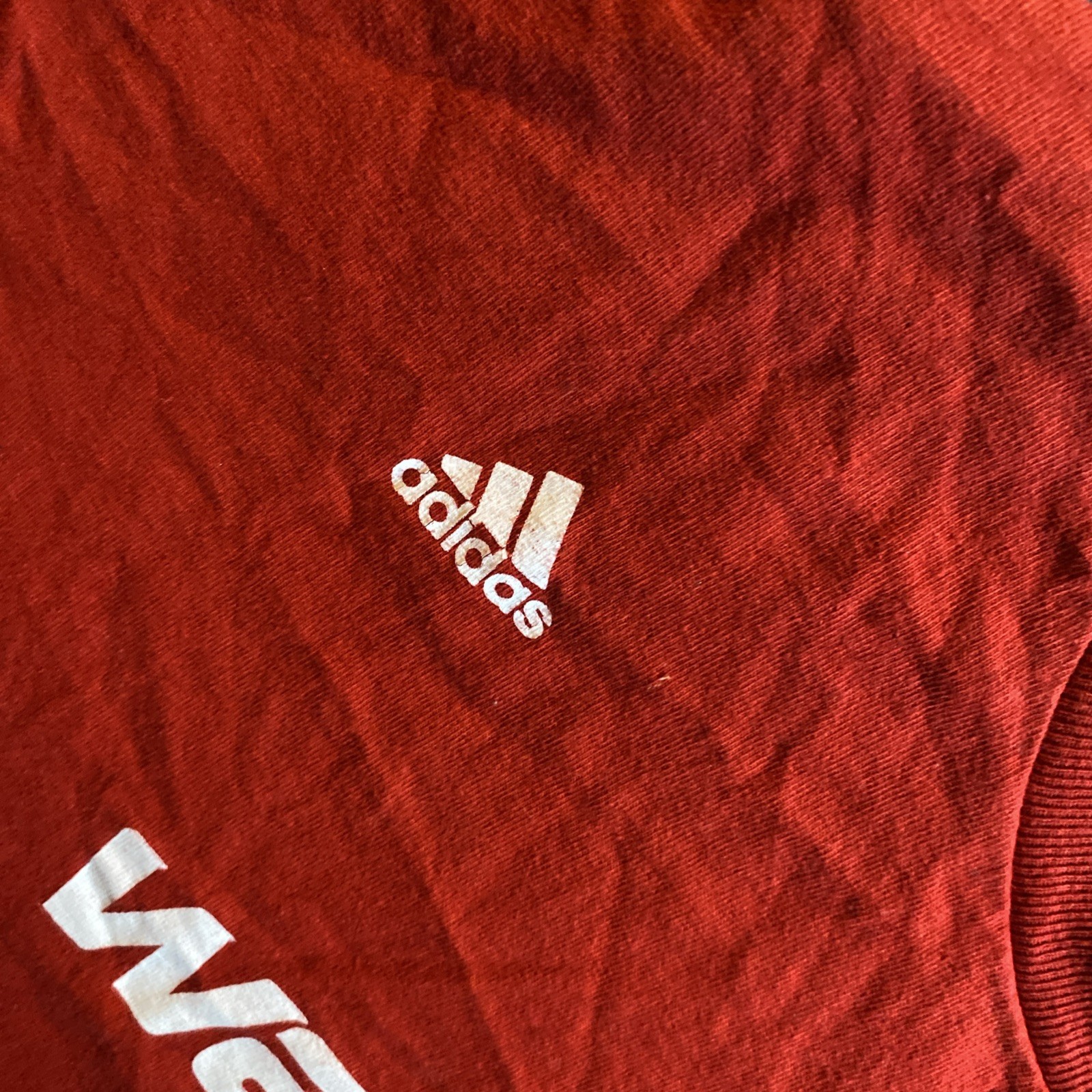 Washington Wizards Adidas Men’s T-Shirt 2XL Red Short Sleeve John Wall Team NBA