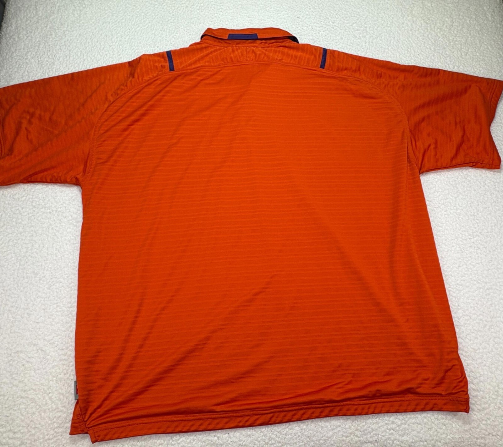 Clemson Tigers Nike Shirt Men 3XL Dri Fit Authentic Polo NCAA Football Shirt