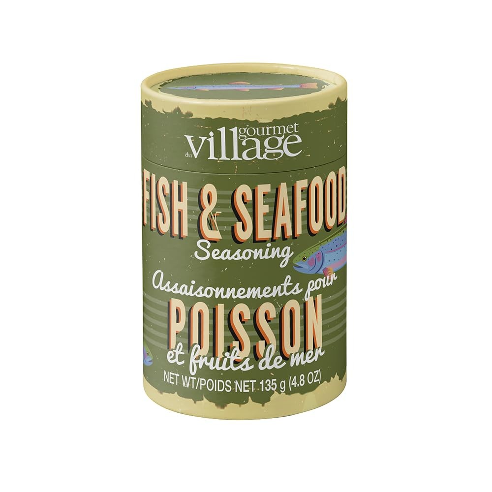 Gourmet du Village Fish Seasoning Canister, 4.8-Ounce