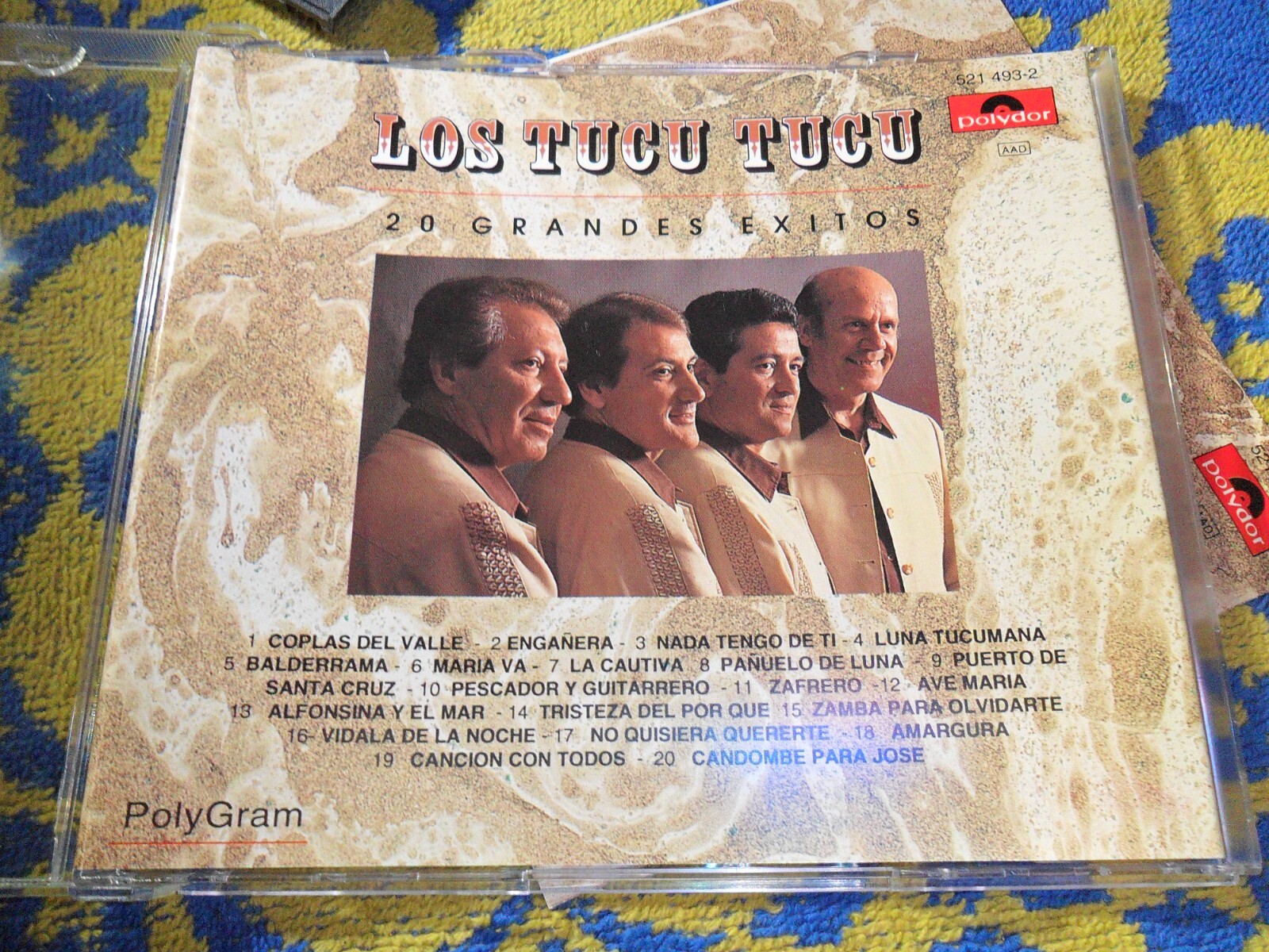LOS TUCU TUCU – 20 GRANDES EXITOS – POLYGRAM ARGENTINA – 1993 CD