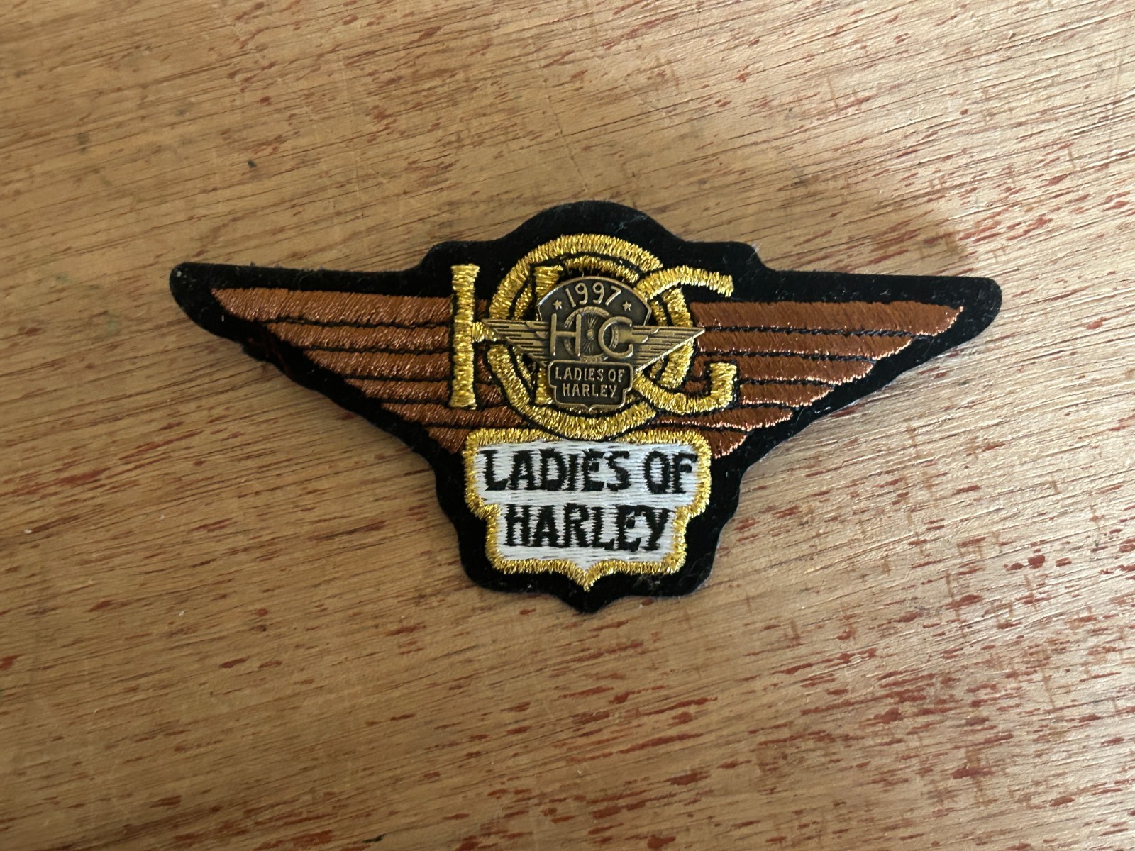 Harley Davidson Patch Pin Junk Drawer Lot 1997 Ladies 1983-2008 Wings 2002 HOG