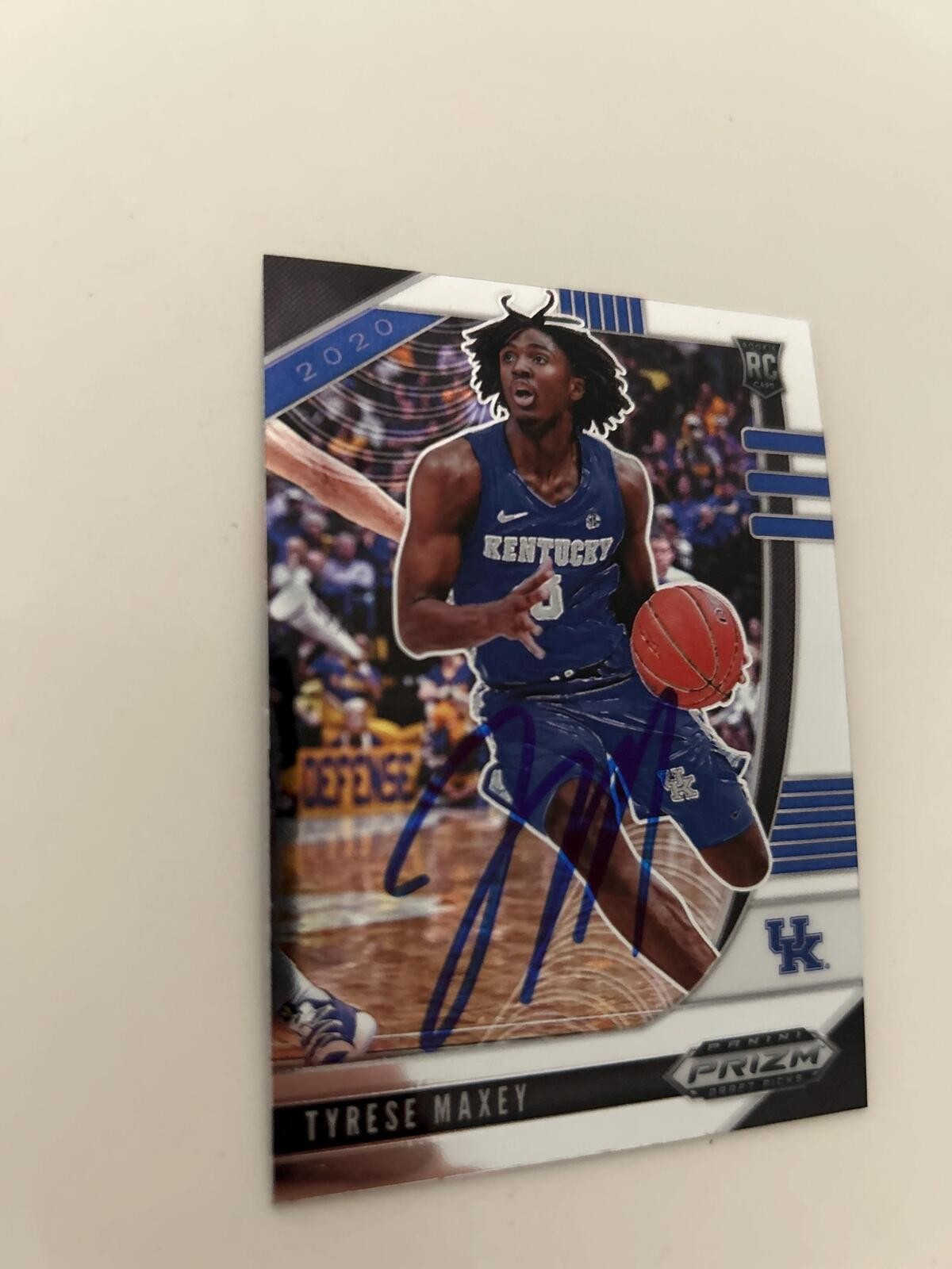 Tyrese Maxey Signed Autographed Philadelphia 76ers Rookie Card COA