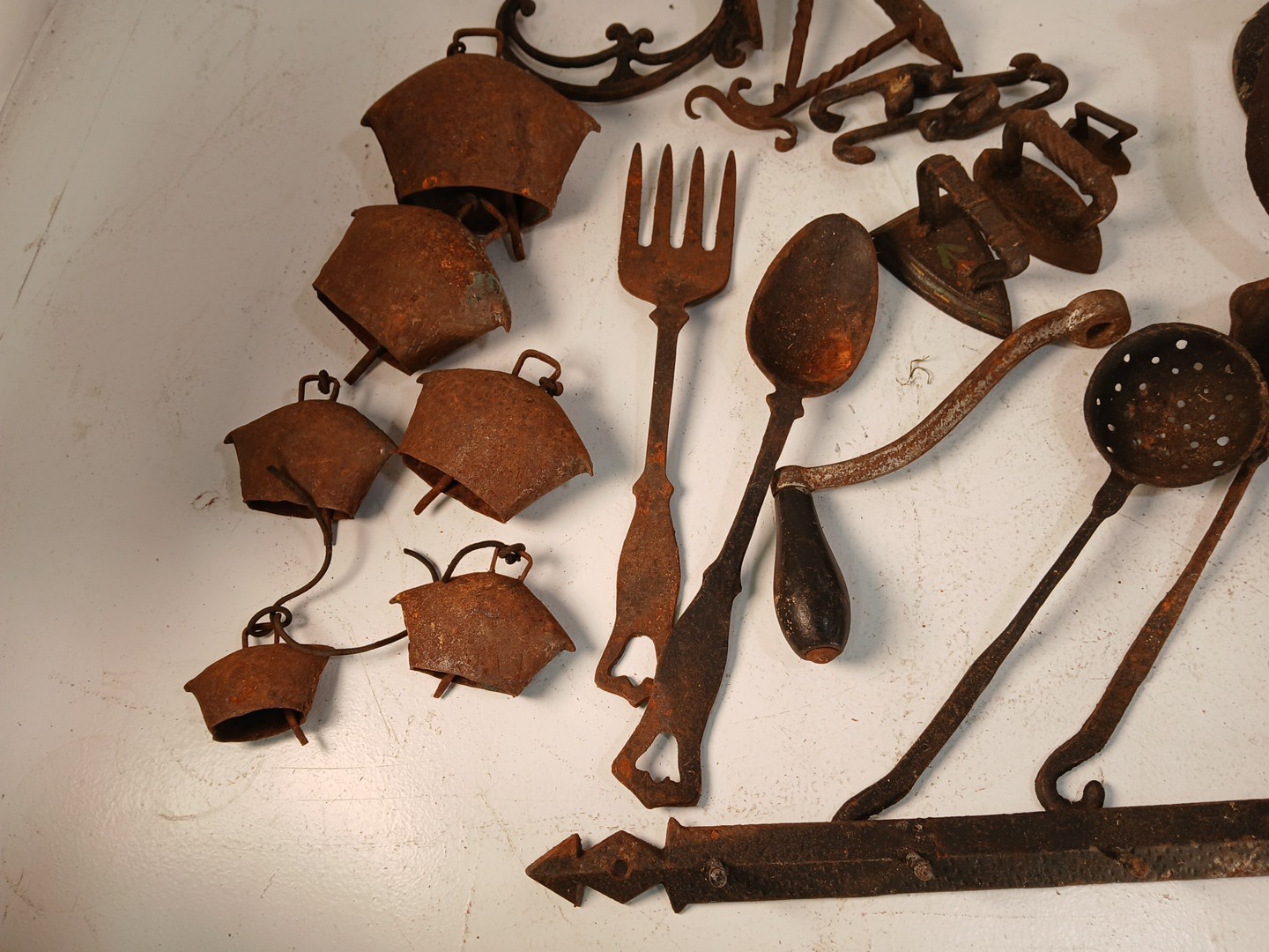 Interesting Estate Lot Of Old Metal Objects Found In A Box