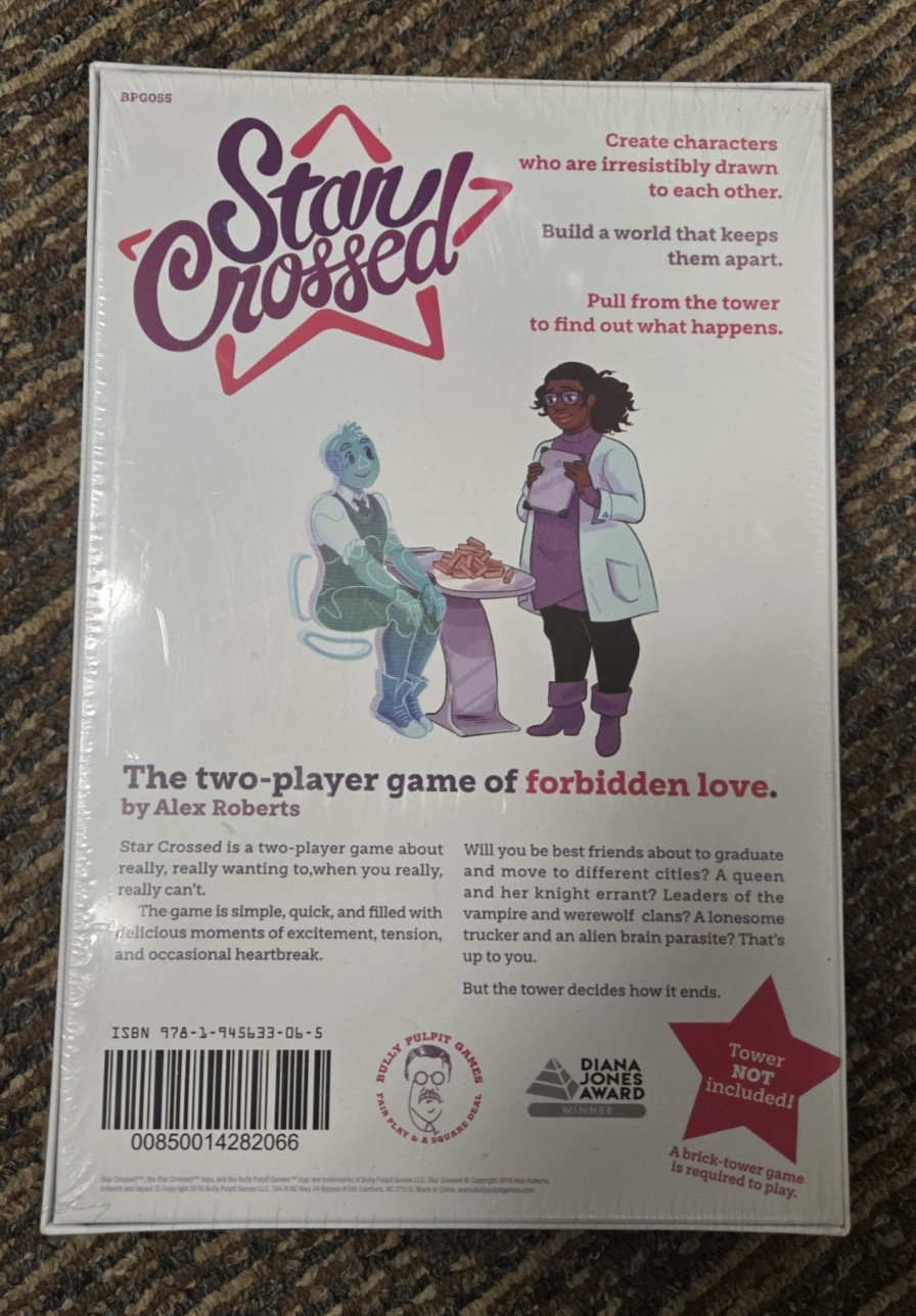 Bully Pulpit Games – Star Crossed – Brand New in original packaging
