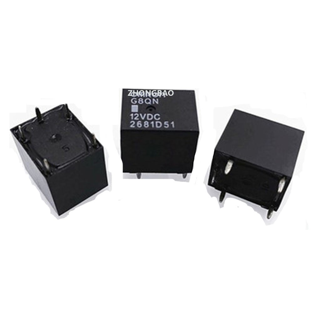 5PCS 10PCS/LOT Auto Relay G8QN-12VDC G8QN 12VDC 12V DIP5