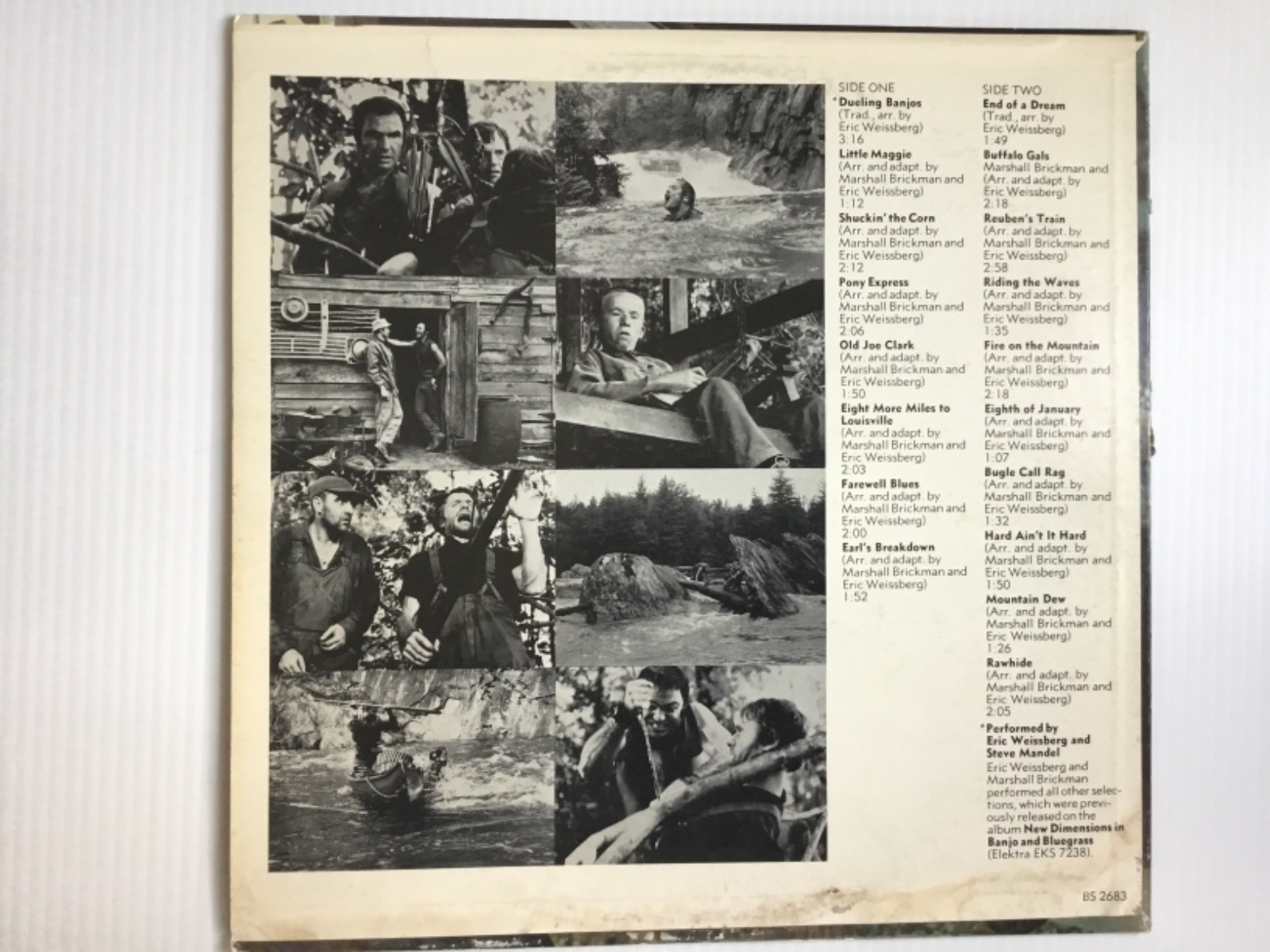 Dueling Banjos Deliverance Soundtrack LP Eric Weissberg Steve Mandell w/l promo