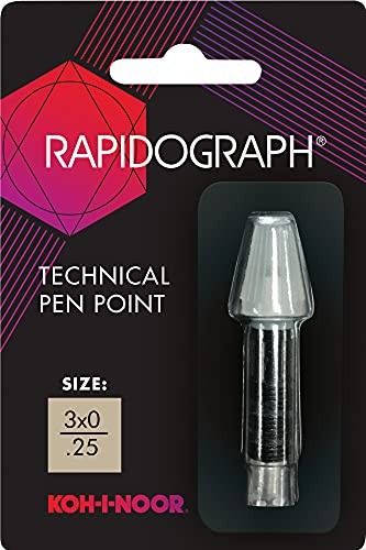 Koh I Noor Rapidograph Replacement Point 0.25mm Black