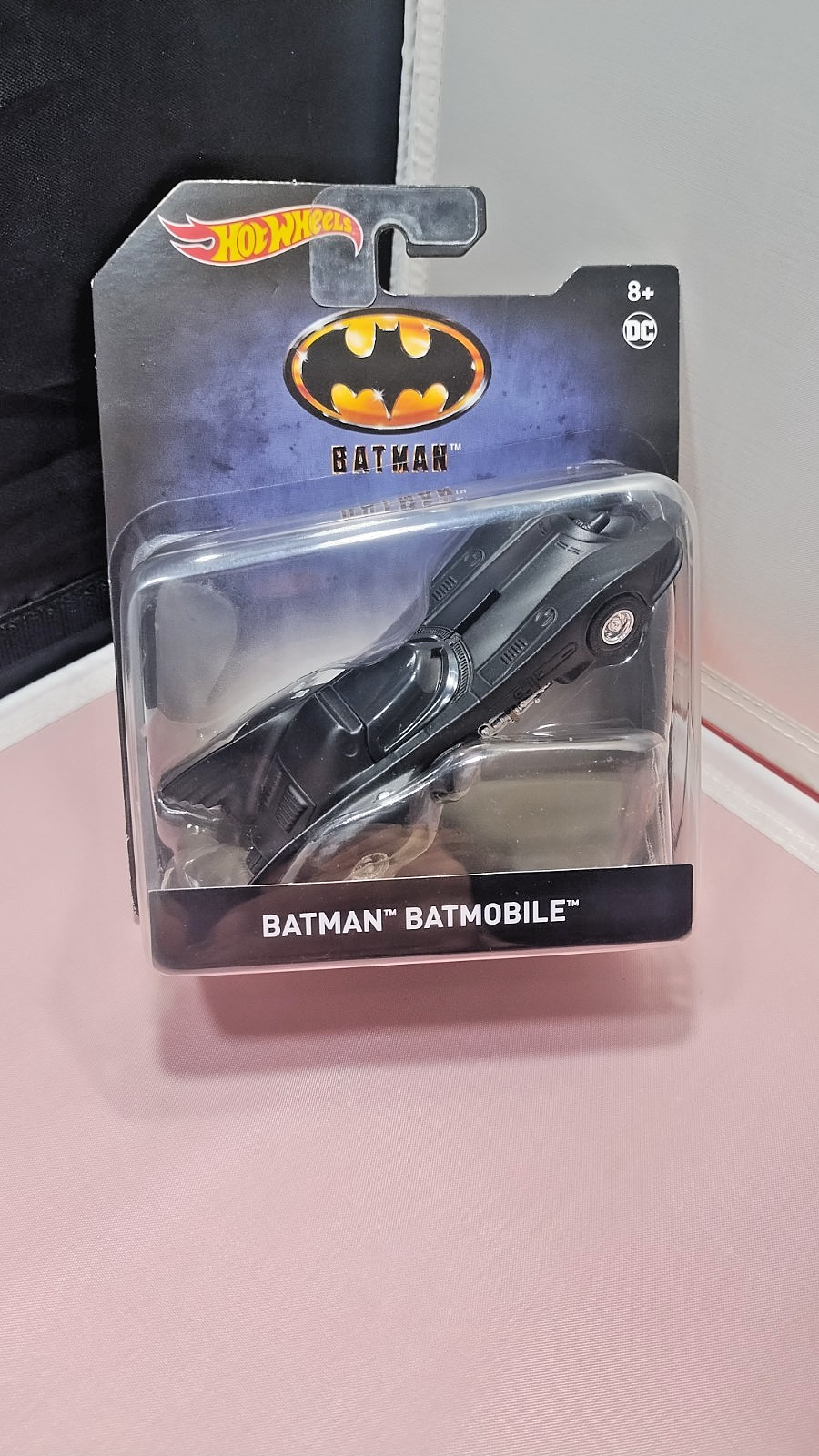 HOT WHEELS DC BATMAN BATMOBILE MATTE BLACK 1:50 SCALE CLOSED ROOF