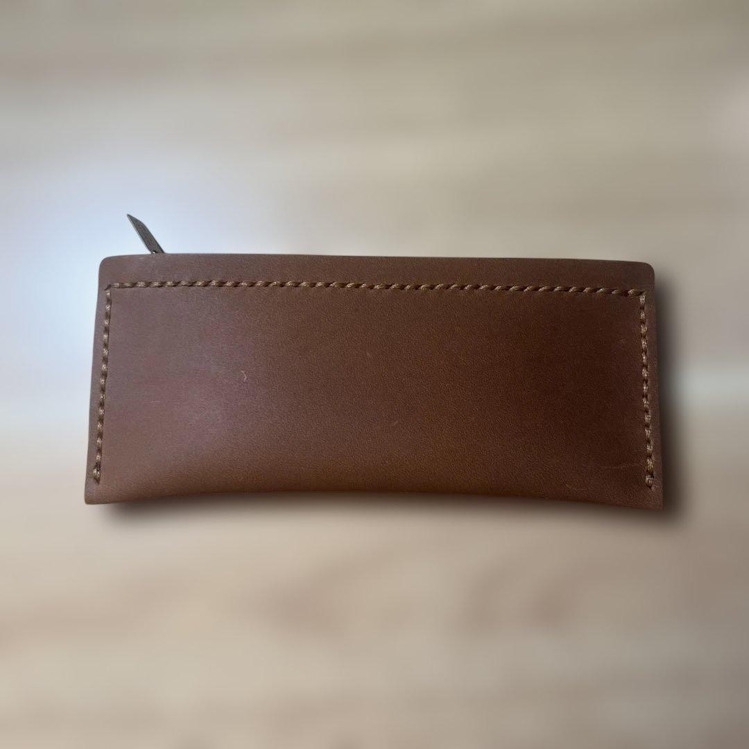 TRAVELER’S FACTORY Leather Pen Case M Camel
