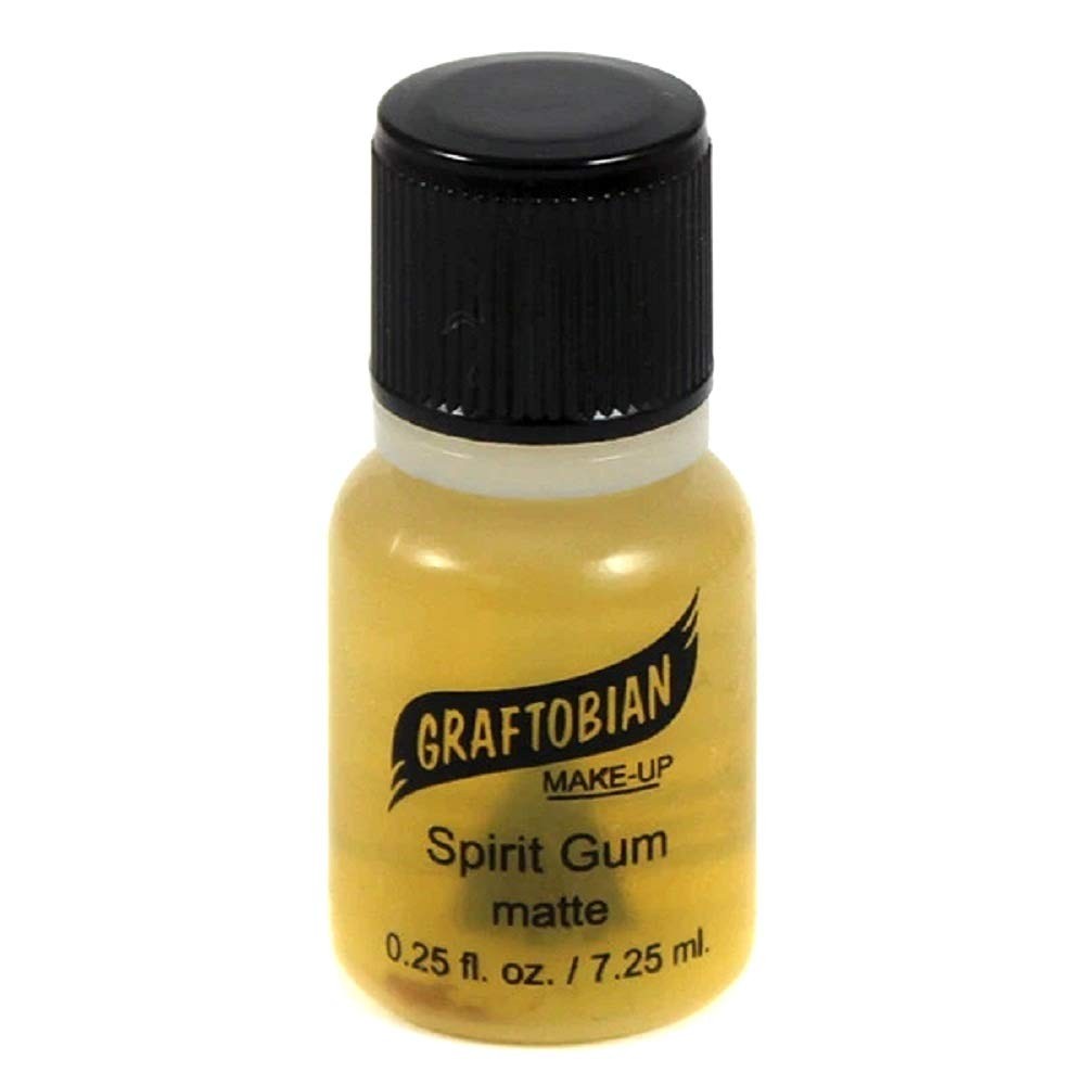Graftobian Spirit Gum Theatrical Adhesive, 0.25 Ounce