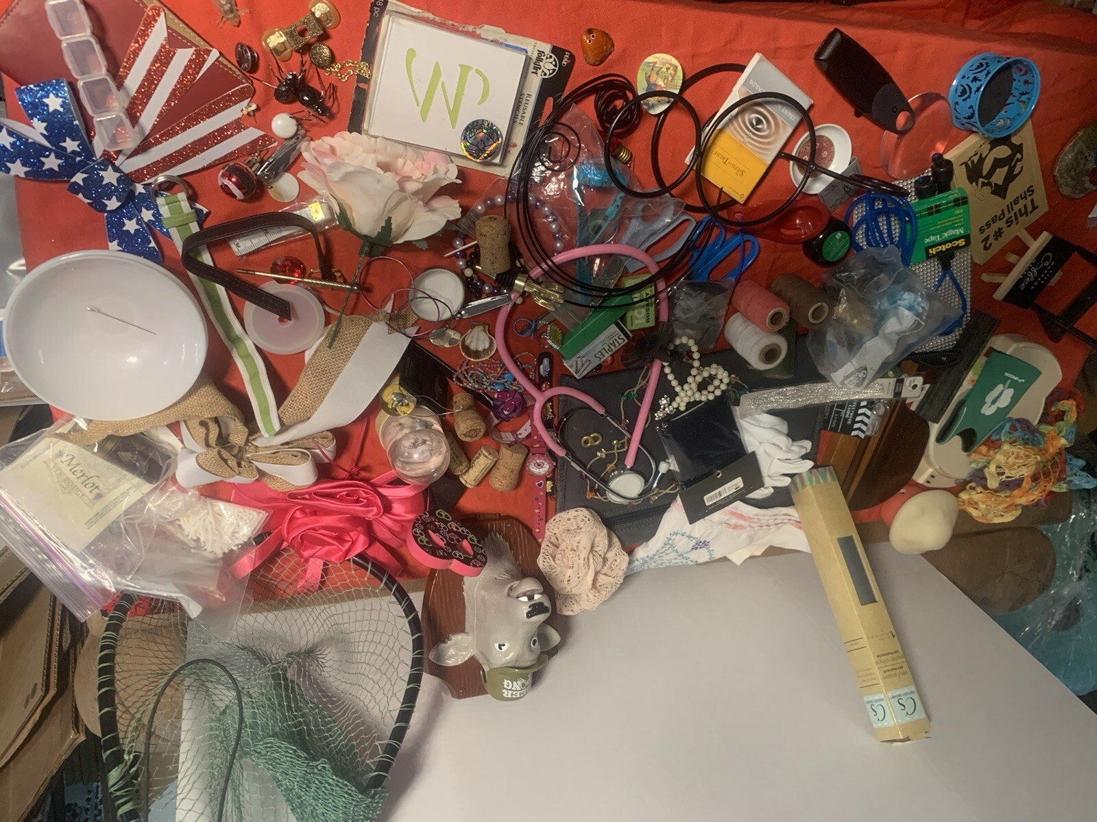 Junk Drawer Clean Out Box- Super Random – All Items Pictured – 12 Lbs 3 Oz-#3142