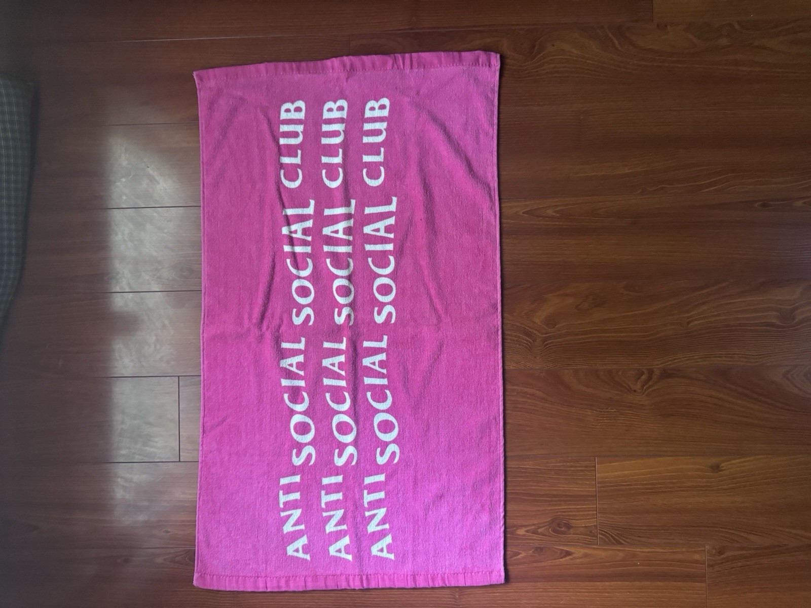 Lot Of Anti Social Social Club Items Towel, Tape, Stickers And No Regrets Zippo