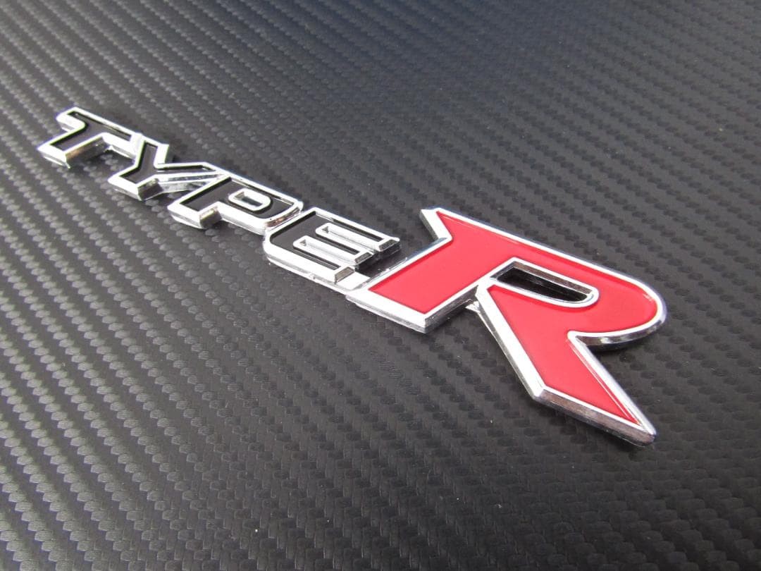 TYPE R ABS lightweight type uneven colored finish emblem new!
