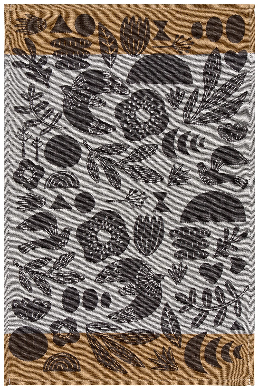 Danica Studio Myth Woven Cotton Jacquard Dishtowel, 18 x 28 inches