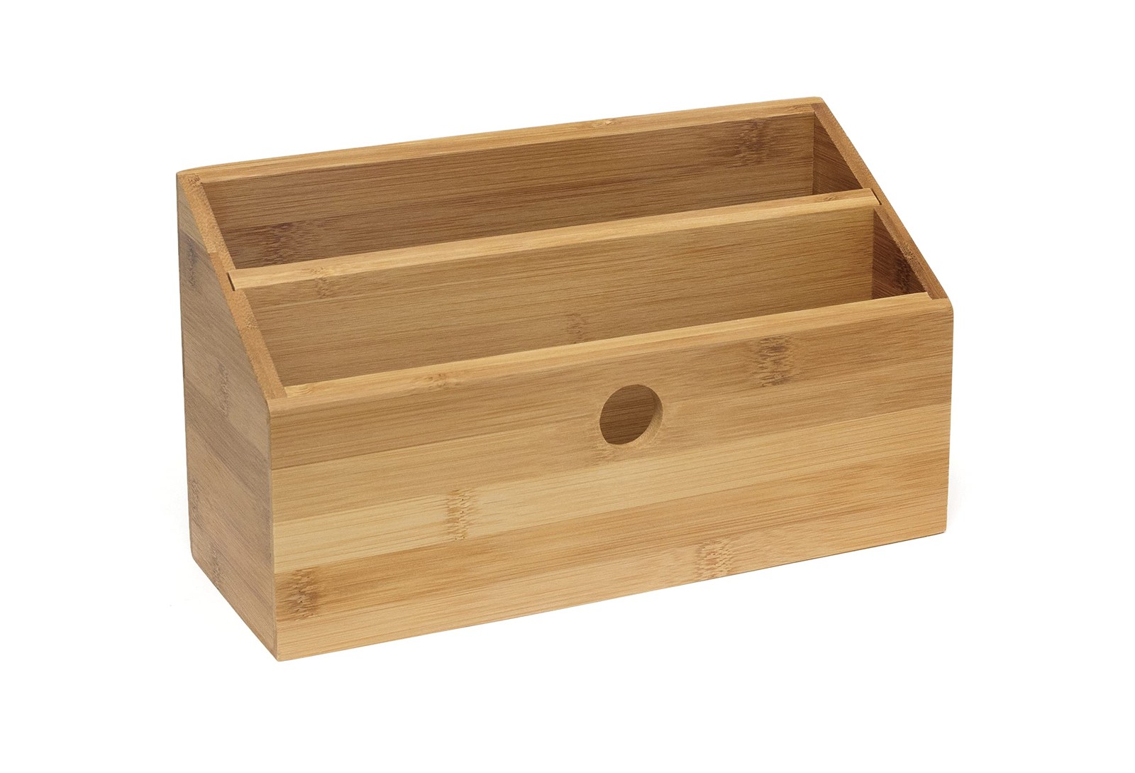 Lipper International Bamboo 2-Slot Mail Organizer
