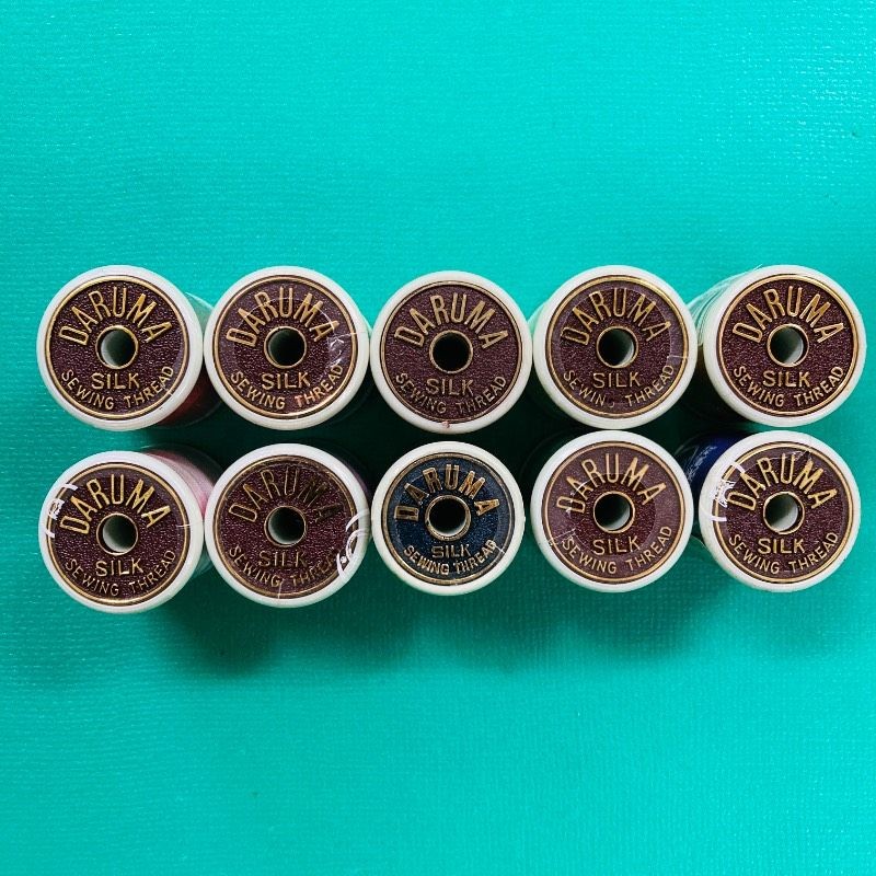 [New unopened product] [Set of 10] Daruma silk sewing thread #50 100m MT2