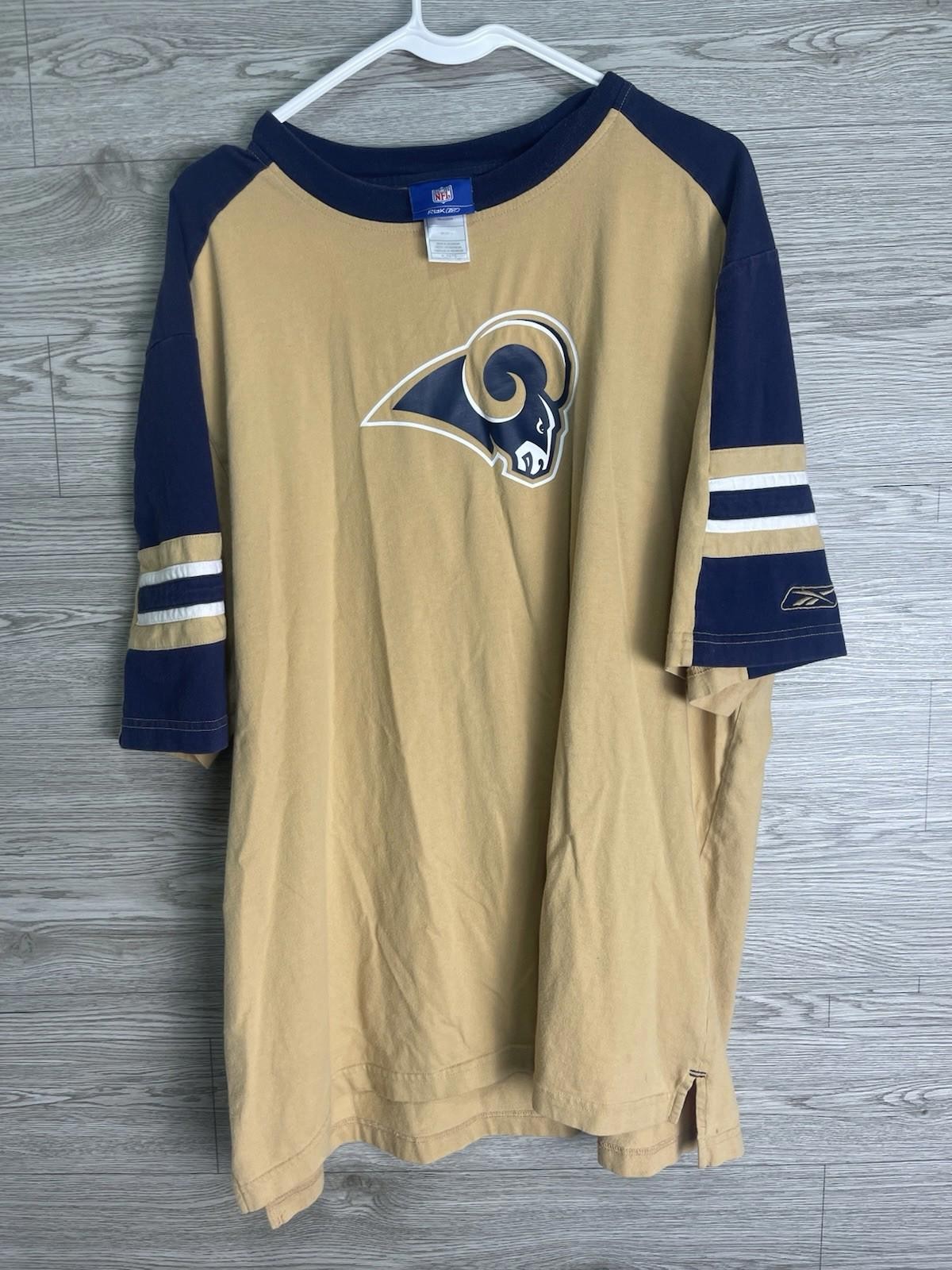 Vintage Reebok 90’s NFL Los Angeles Rams Big Logo T-Shirt XL