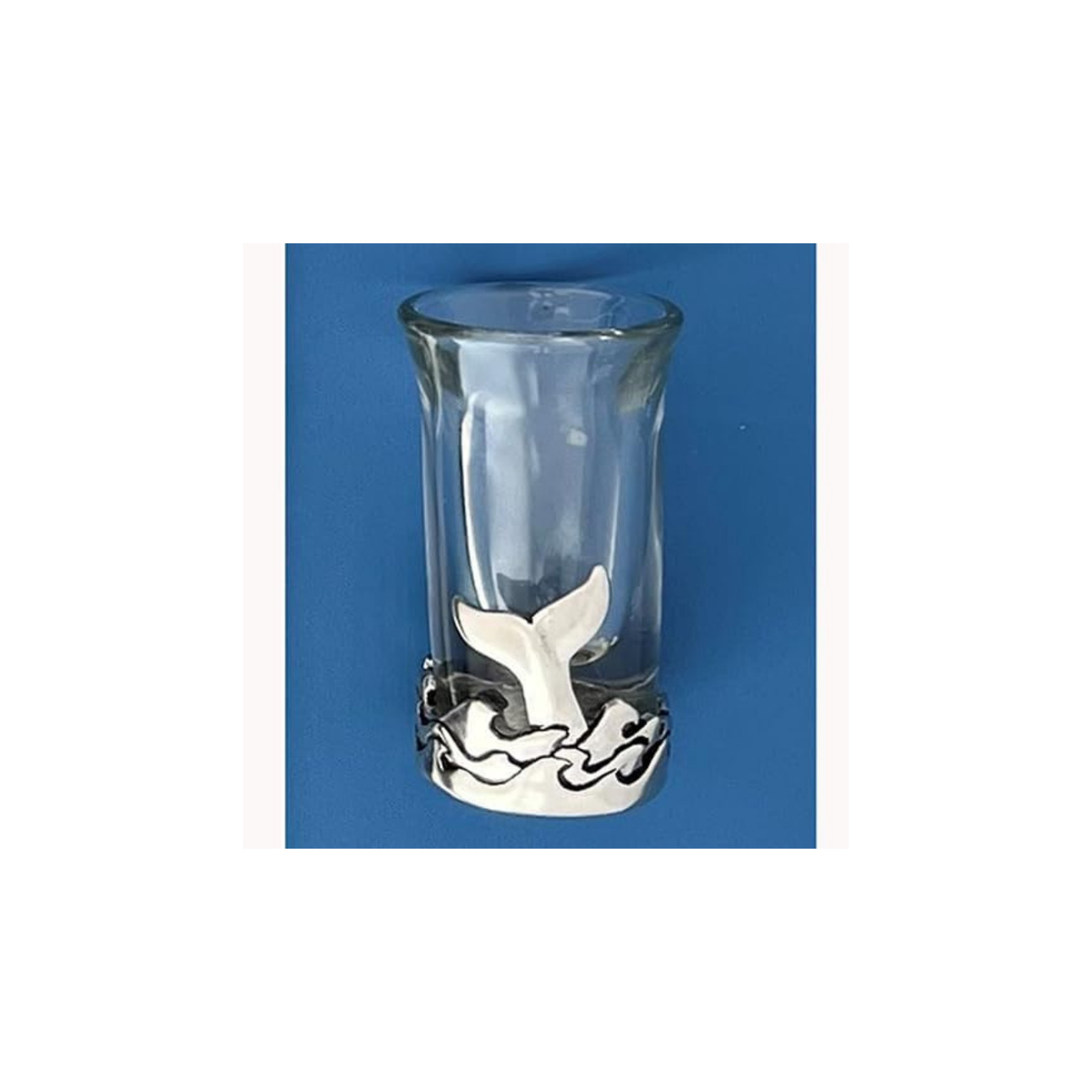 Basic Spirit Whale Tail Shot Glass, Holds 1 oz, 2.25-inch Height