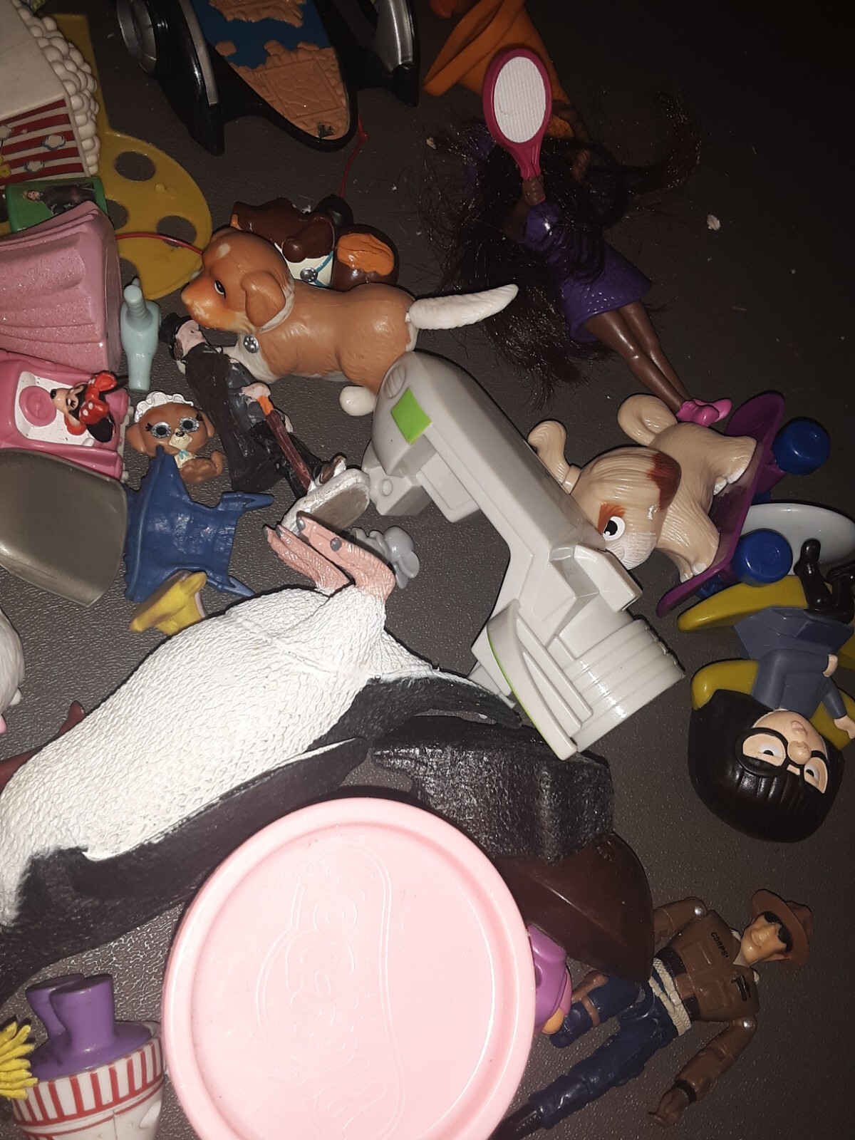 Insane Lot of 200+ Vintage variety toy lot. Please see photos,selling as lot#175
