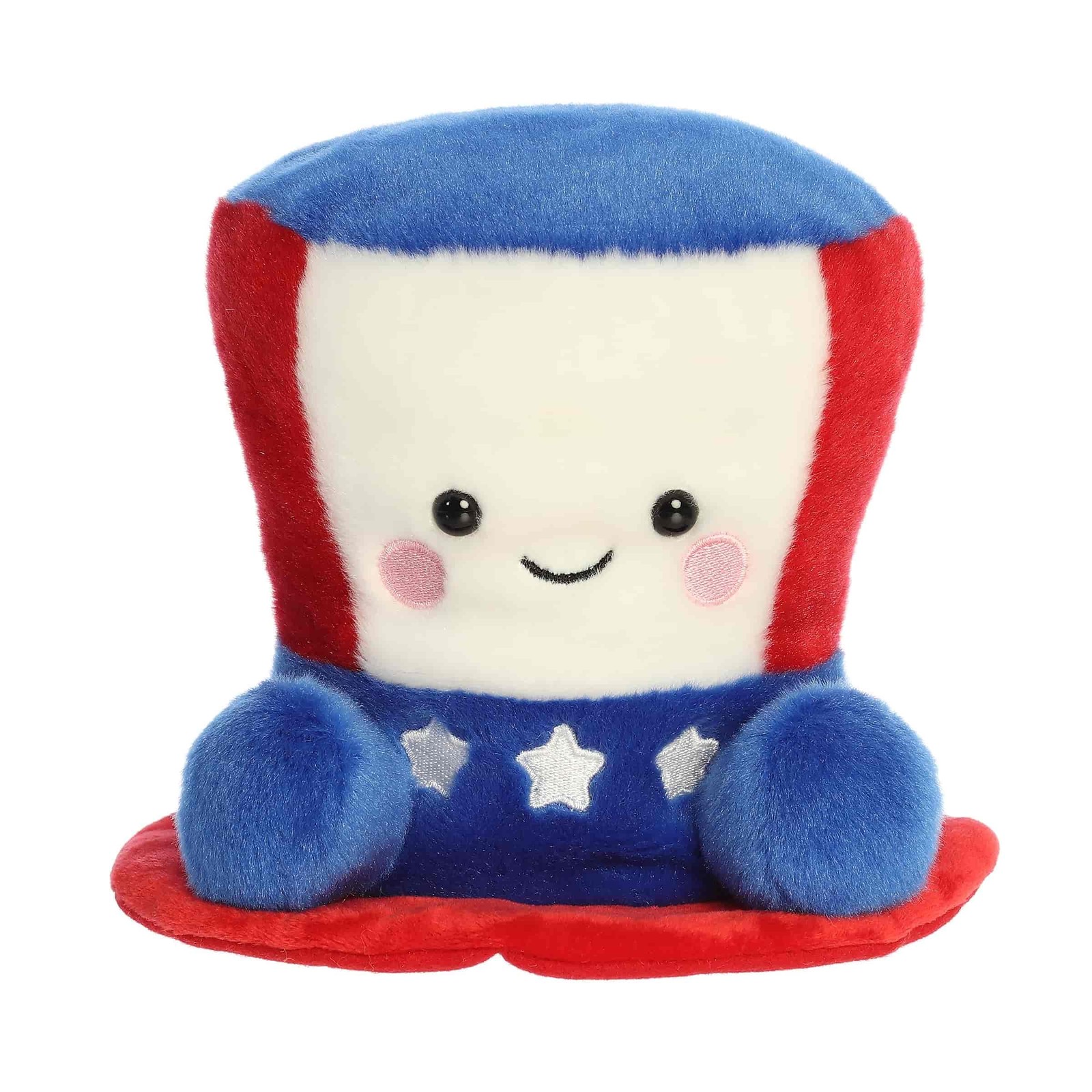 Aurora Palm Pals Freedom Hat Stuffed Animal 7 Inch Multicolor