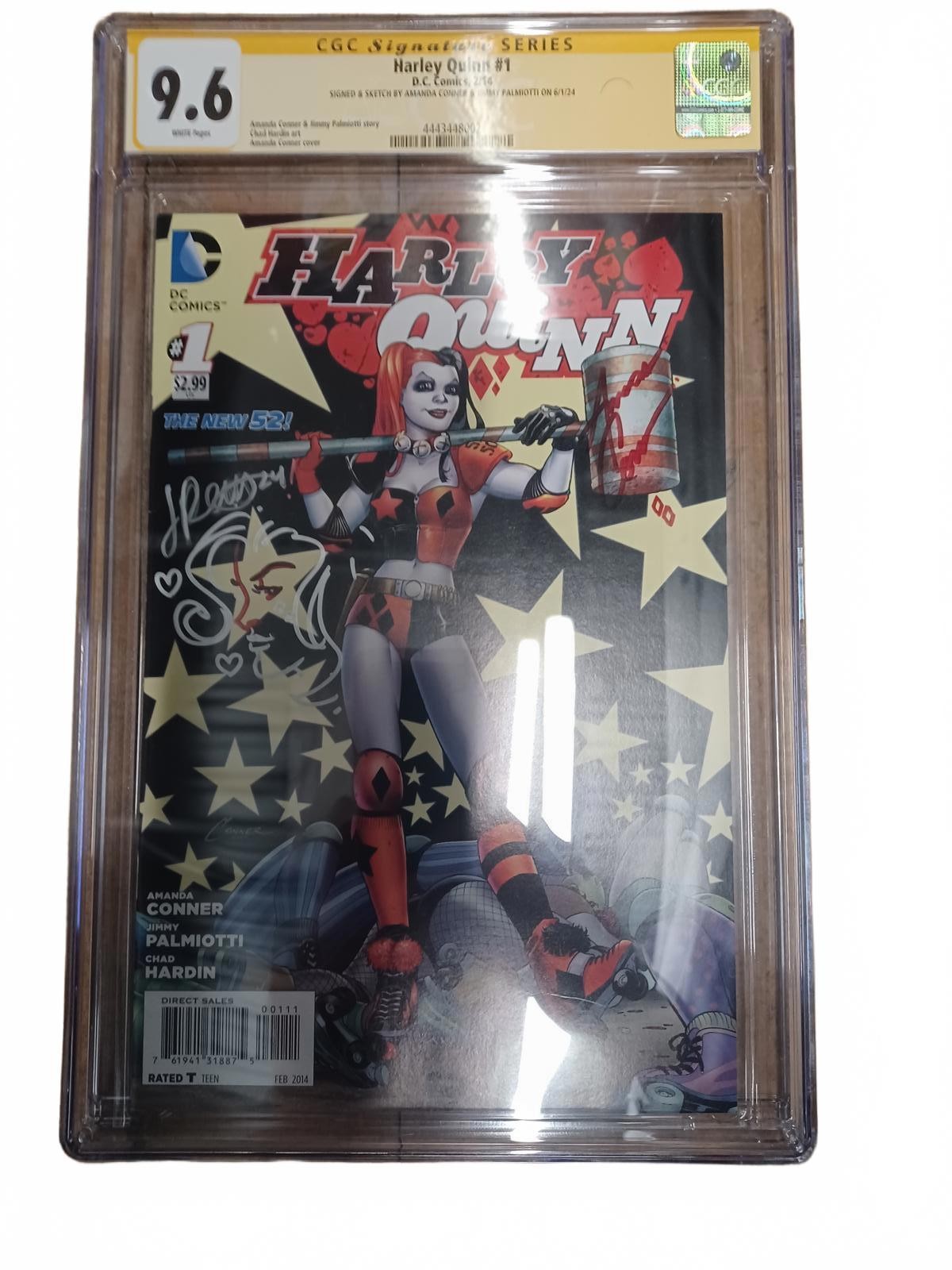 Harley Quinn #1 CGC Signed & Remarked Edition – DC Comics New 52