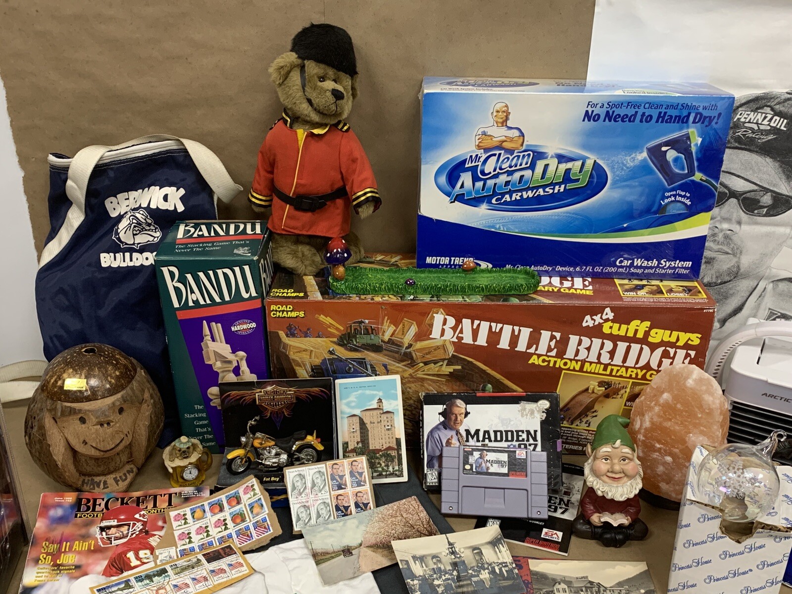 Vintage Estate Granny Grandpa Treasure Box Toys Postage Stamps Memorabilia &More