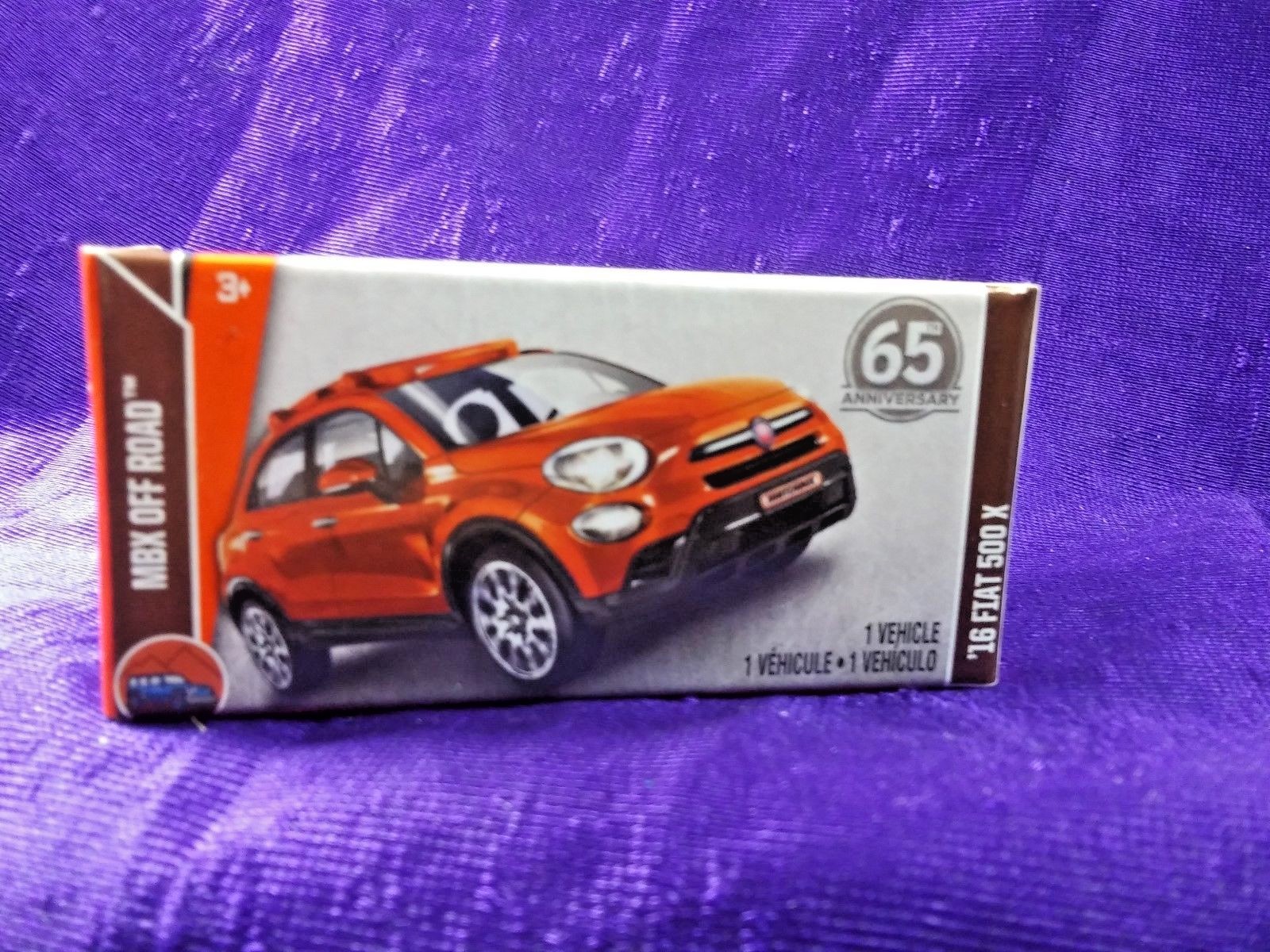 Matchbox Power Grabs ’16 Fiat 500 X MBX Off Road 65th Anniversary Boxed Die-Cast