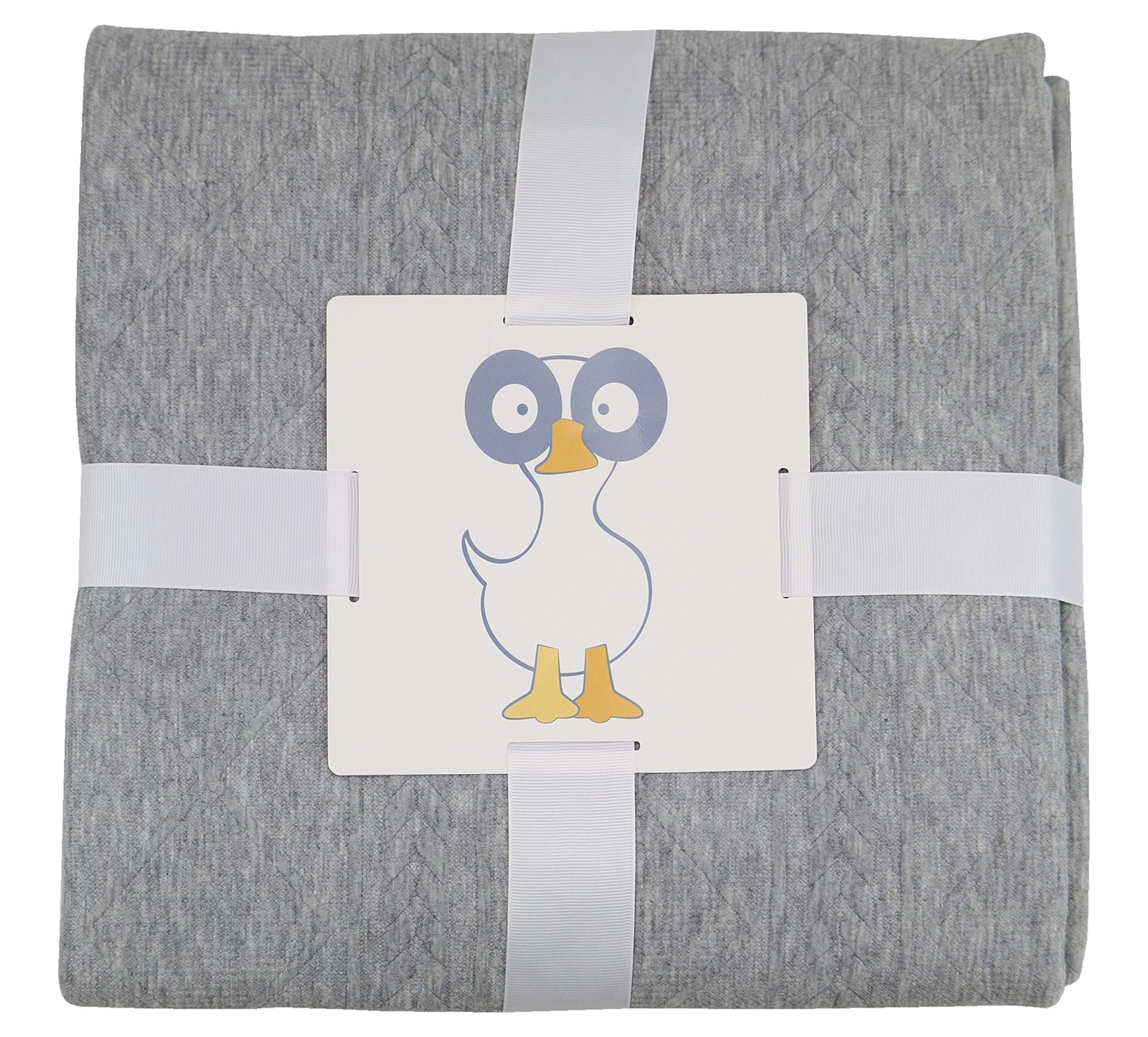 GooseWaddle Luxury Knit Throw Blanket 50″ x 60″ Gray for Kids & Adults