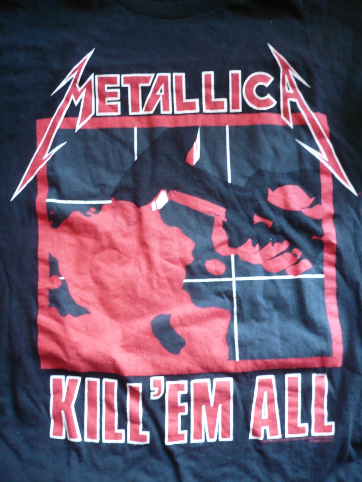 METALLICA Kill’em All BAY ISLAND Tee T-shirt BLACK, SIZE XL X-Large ROCK SHIRT