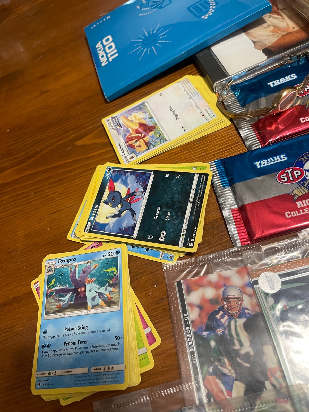 Vintage Junk Drawer Lot – PACKS, BASEBALL , BASKETBALL Cards, GPK, CDS, Pokémon