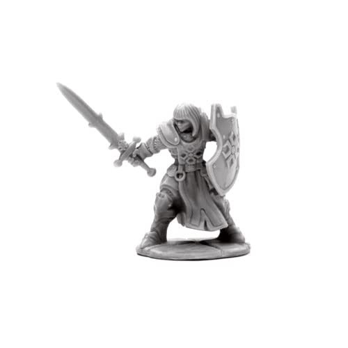 Ava Justinia Female Templar 25mm Heroic Scale Figure, Dark Heaven Bones Reaper