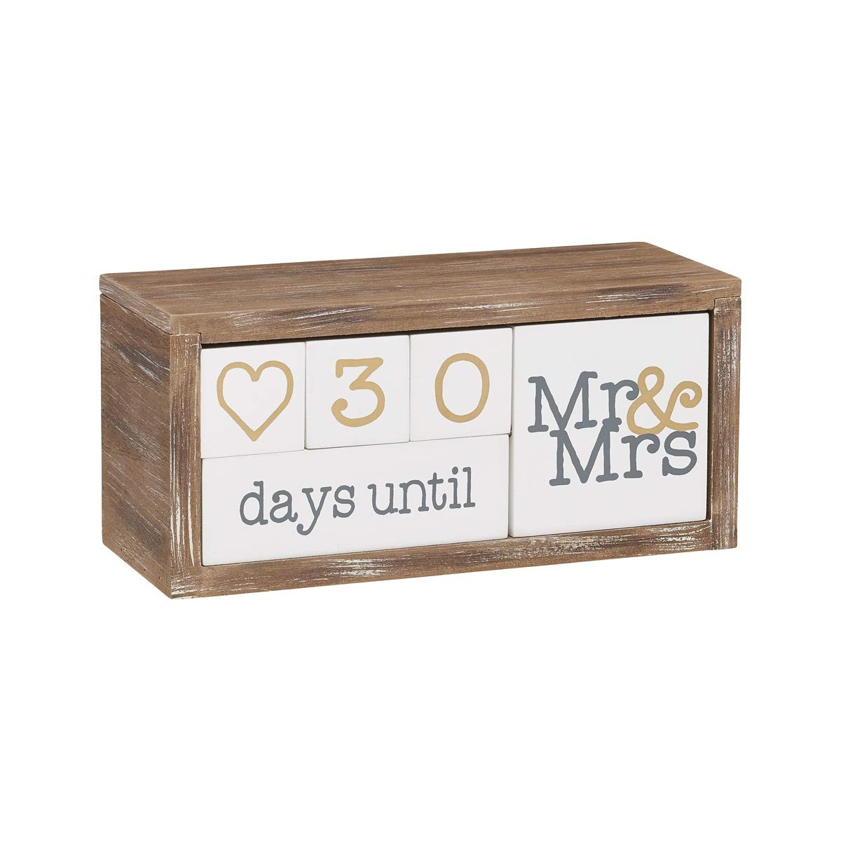 Collins Painting Mr. & Mrs. Countdown Clock – Wedding & Bridal Shower Gift