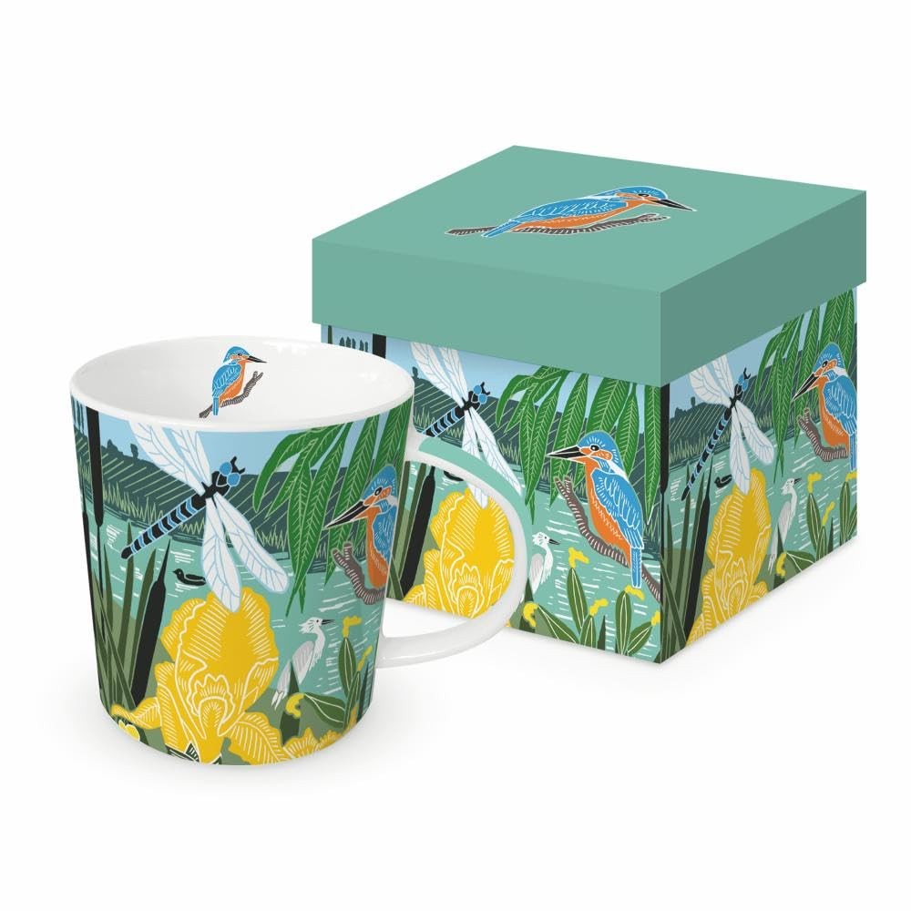 Paperproducts Design Mississippi Mug, 13.5 oz, Bone China, Gift Box