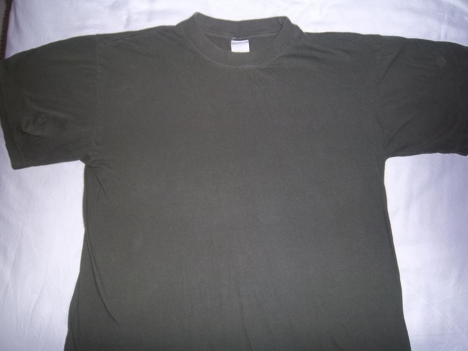 Italian Military T-Shirt, Olive Drab, 100% Cotton, size M