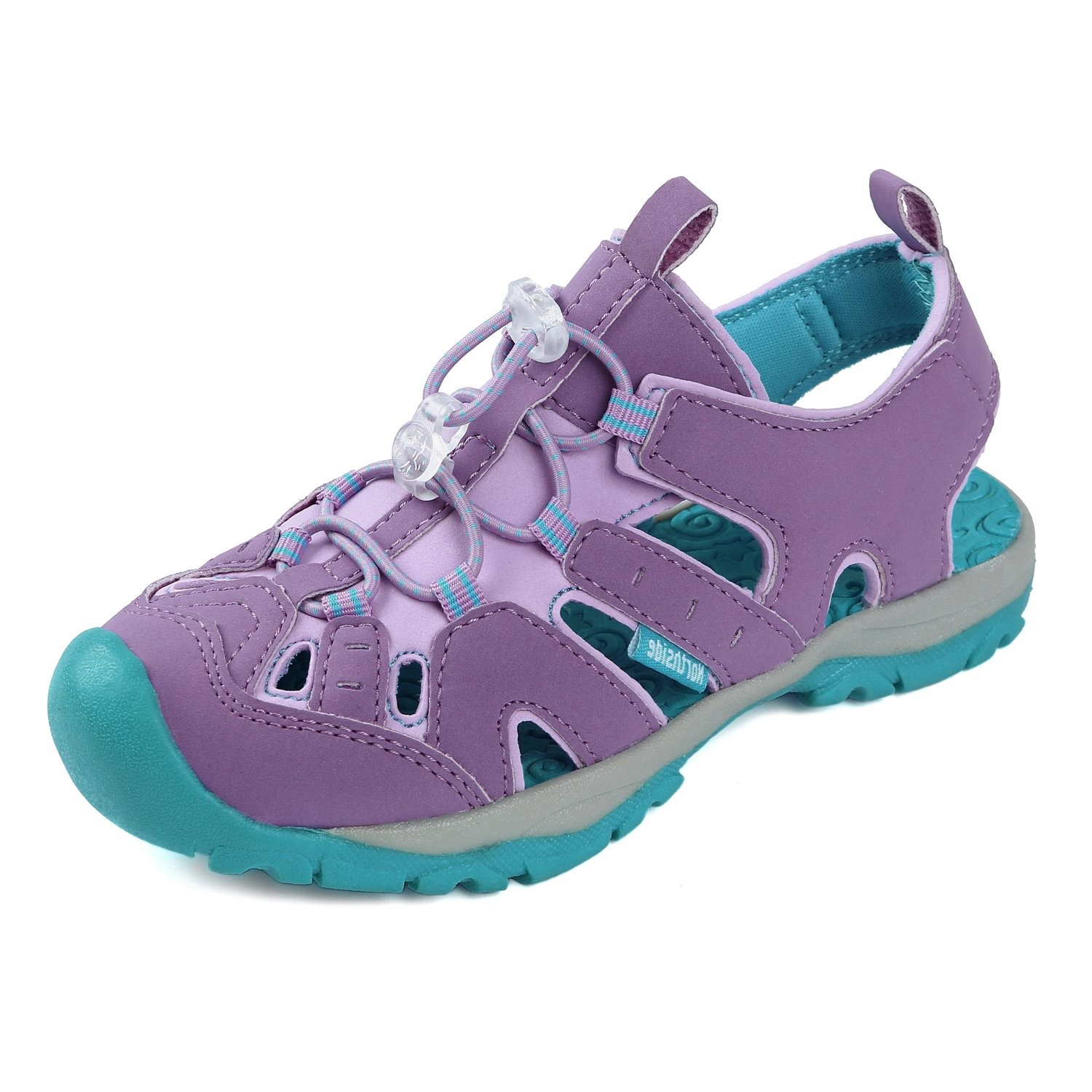 Northside unisex-child Burke II Athletic Sandal , Purple/Blue , 10 Toddler