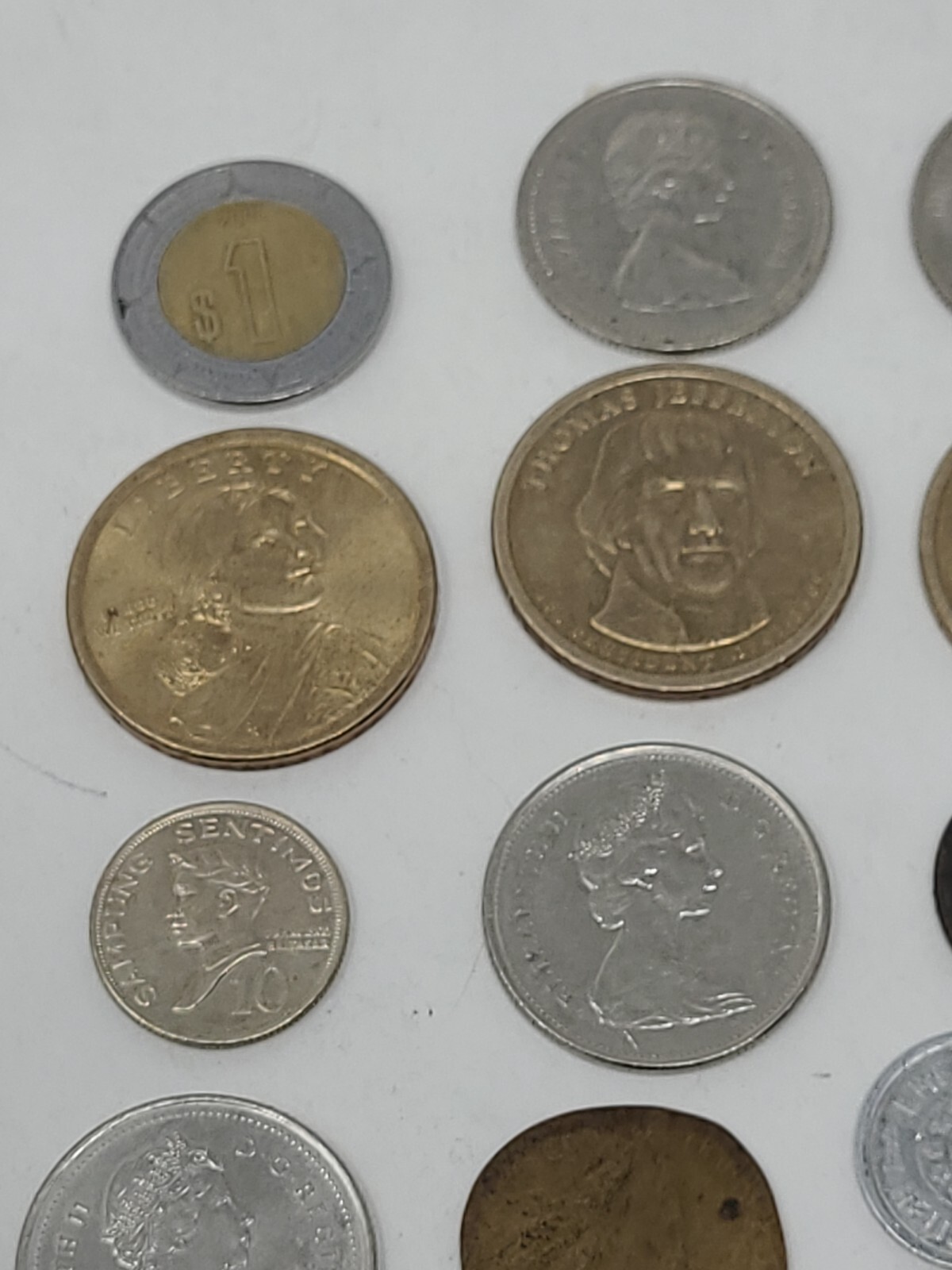 Junk Drawer Lot Including Coins Money Tokens Souvenirs