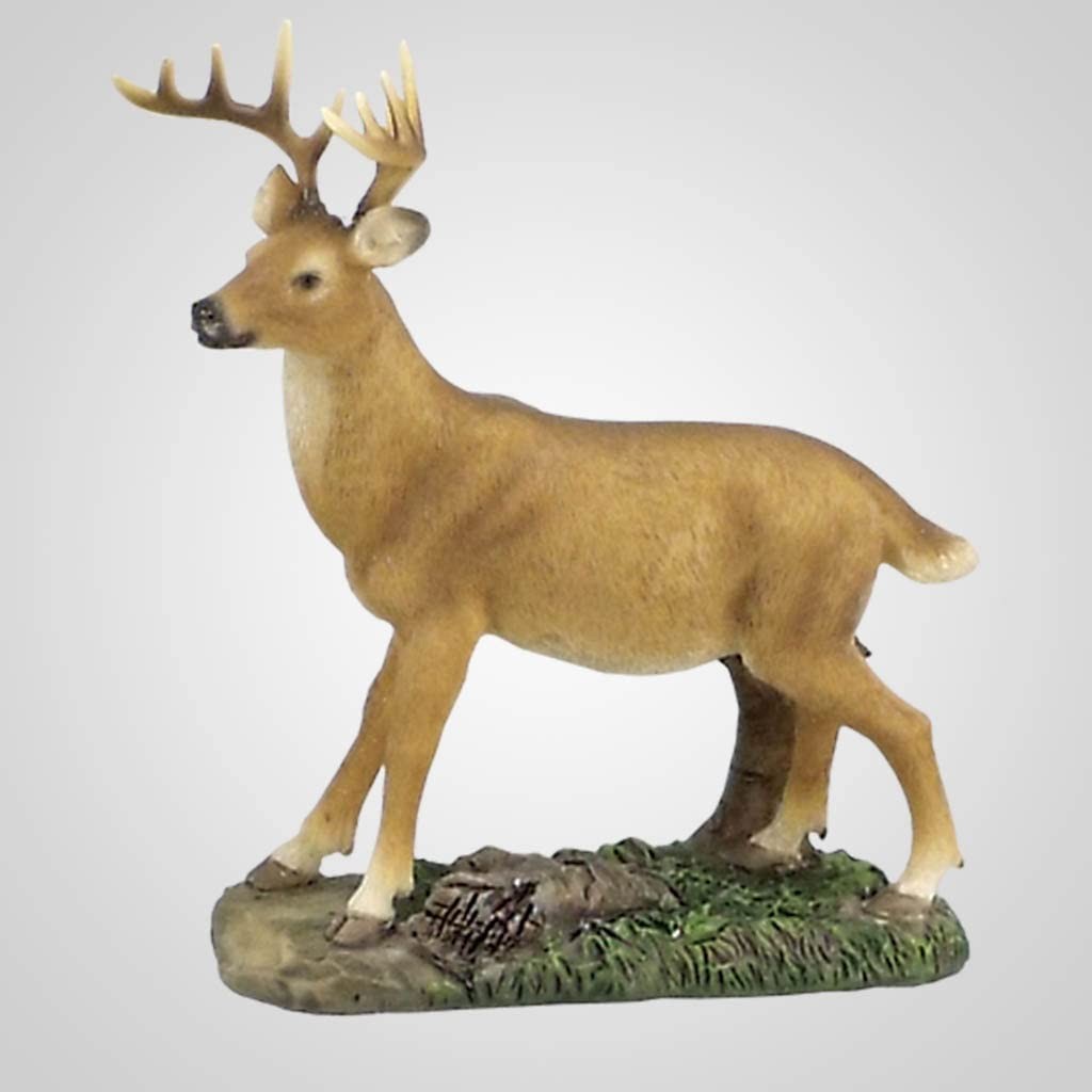 Lipco Deer Figurine, 4.25-inch Height, Polyresin, Home, Home D√©cor