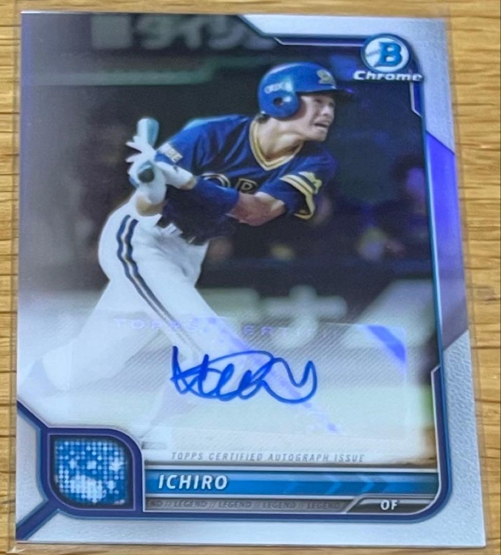 Orix Ichiro Bowman Chrome 2022 Autograph Card NPB Signed Baseball Memorabilia