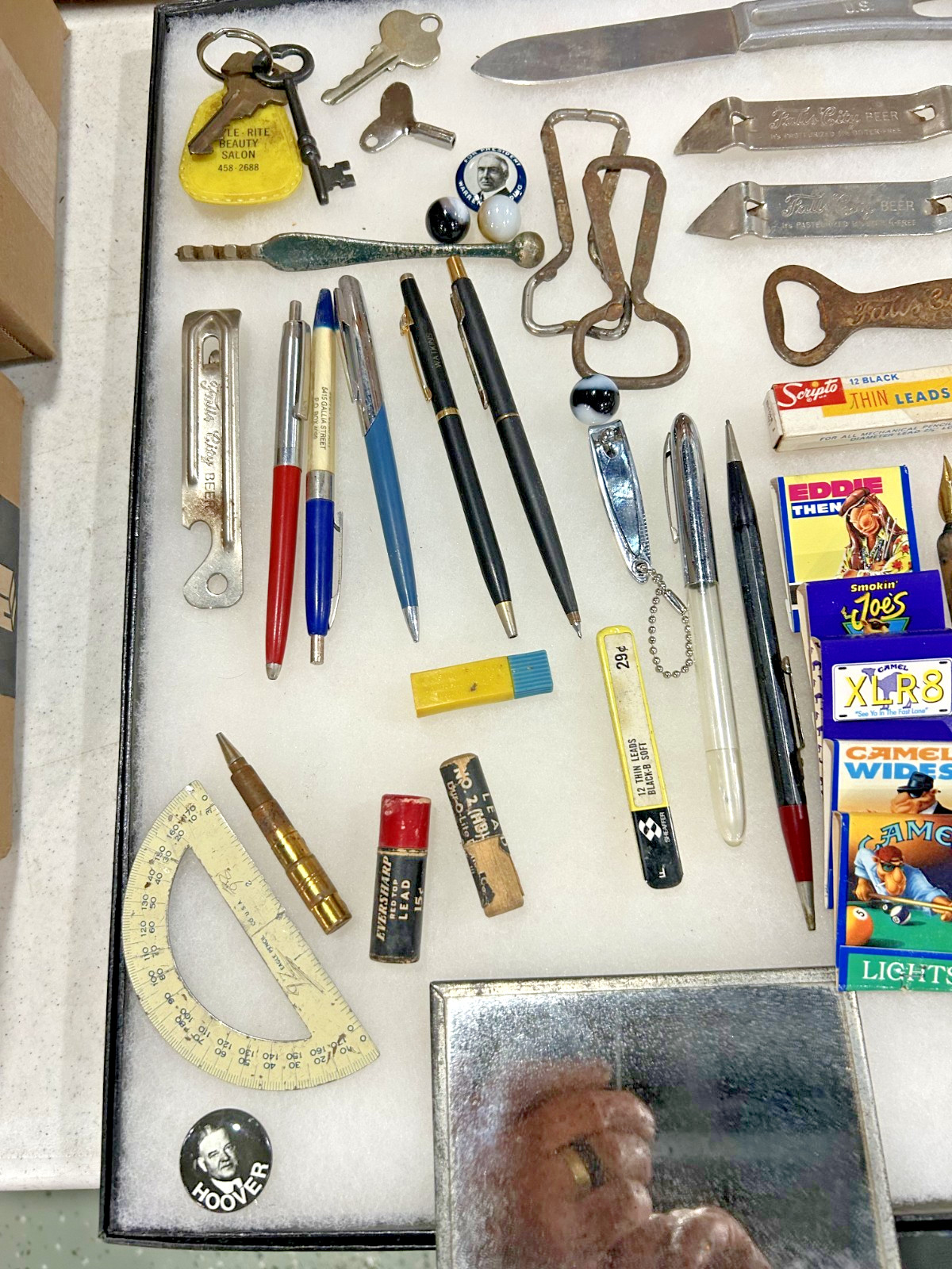 90+ + estate Vintage Junk Drawer lot