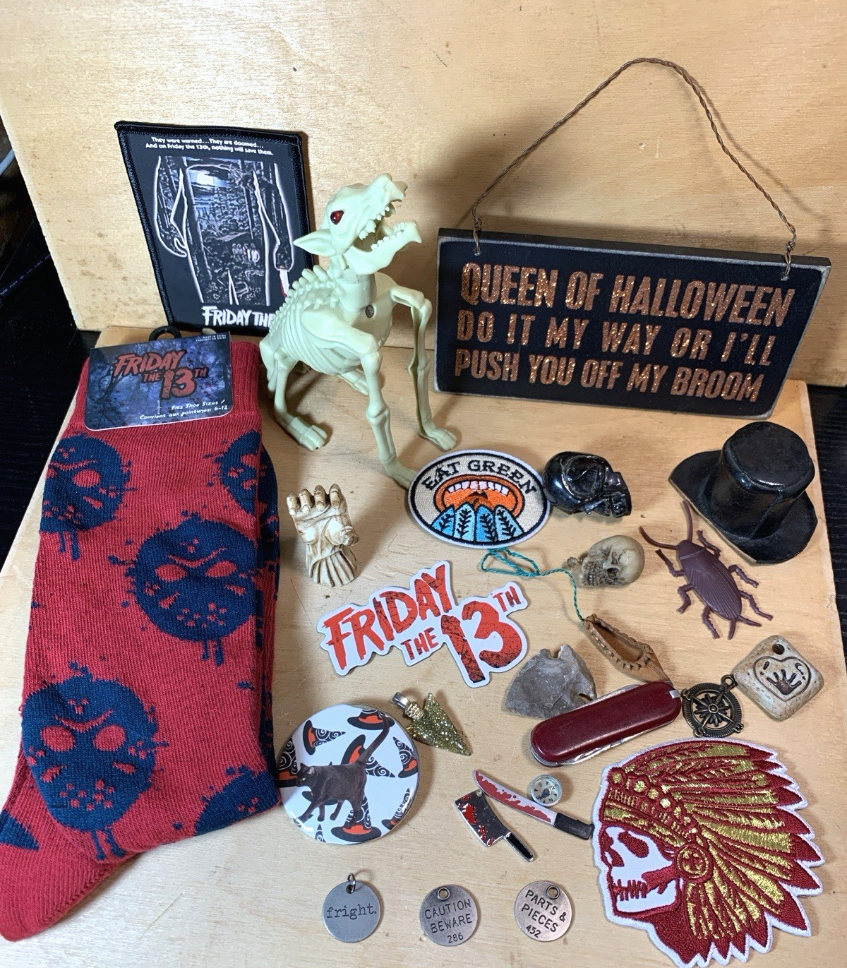 Halloween Themed Lot Friday the 13th Slasher Spooky Bundle Gift Treat Horror Fan
