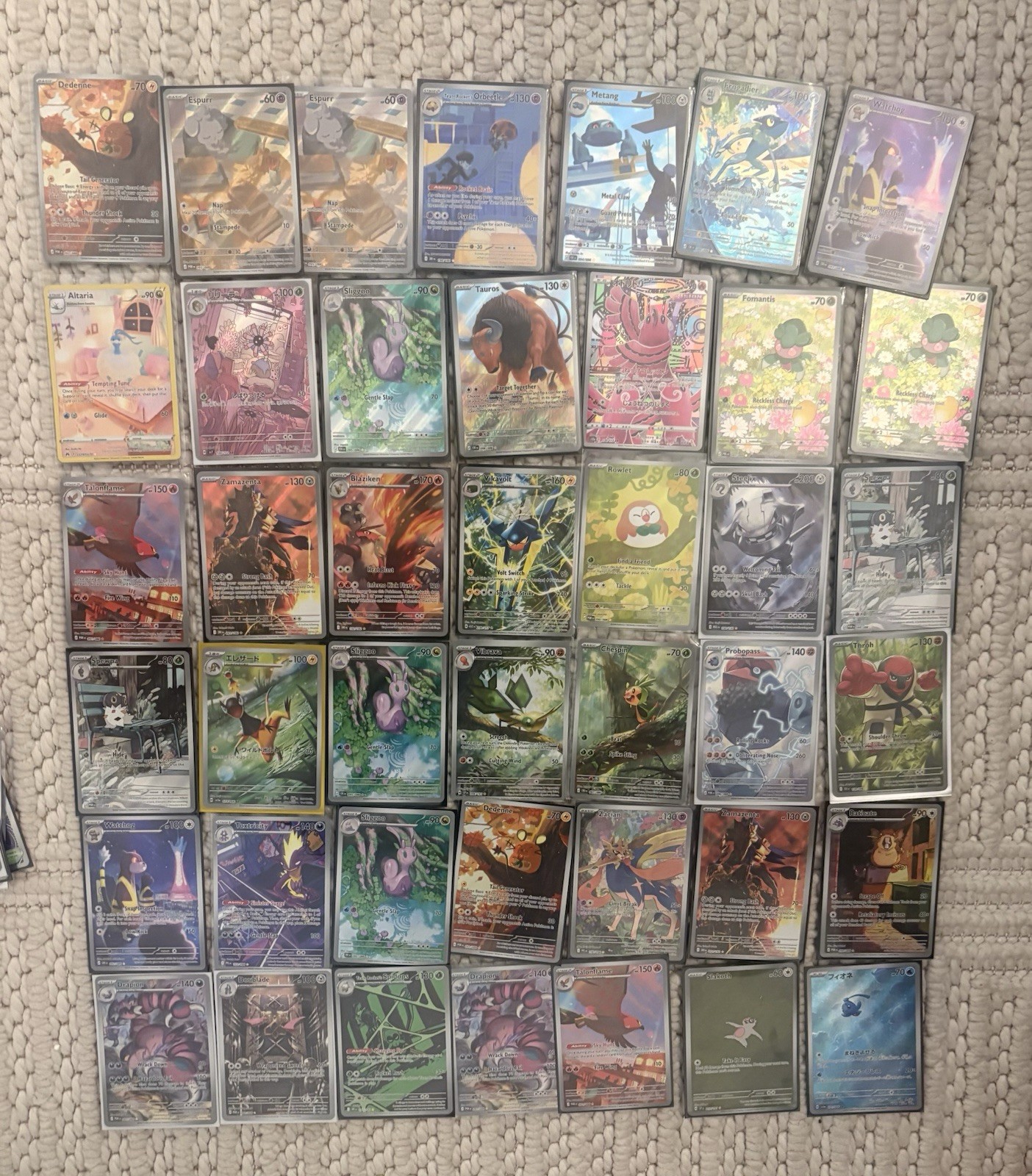 Pokemon Card Low End Collection 186 Cards Ex, Ir, Fullart, PROMOS, rare