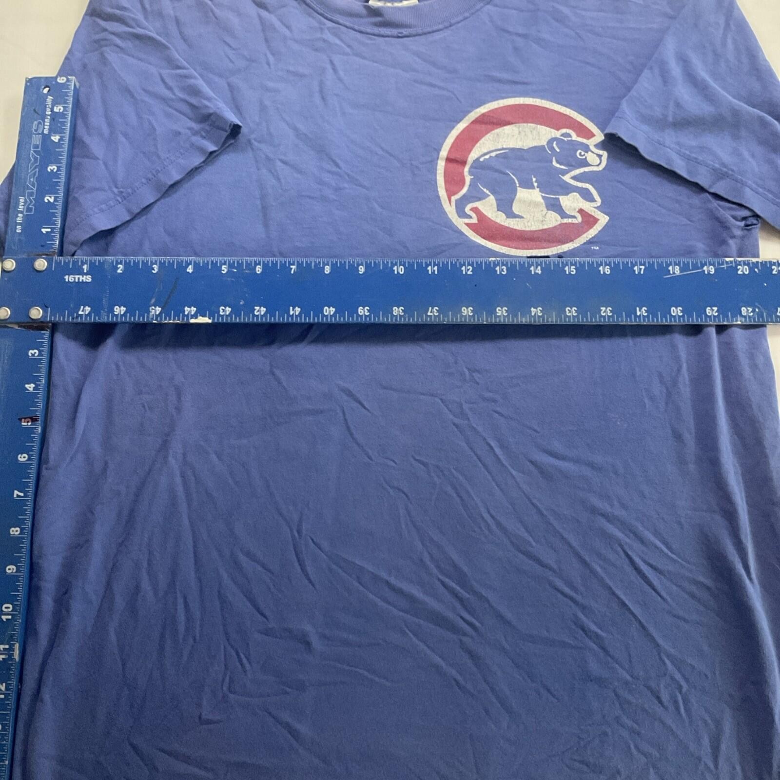 Vintage Chicago Cubs Sammy Sosa #21 T-Shirt Jersey Shirsey Men’s L Majestic 091