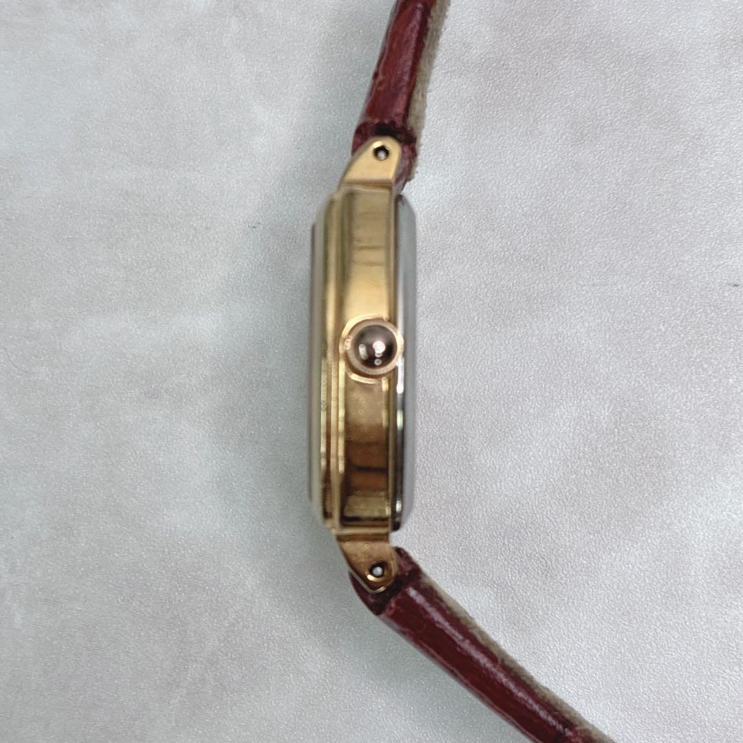 Citizen Wicca Hello Kitty Tonneau Watch Pink Gold Ladies Japan