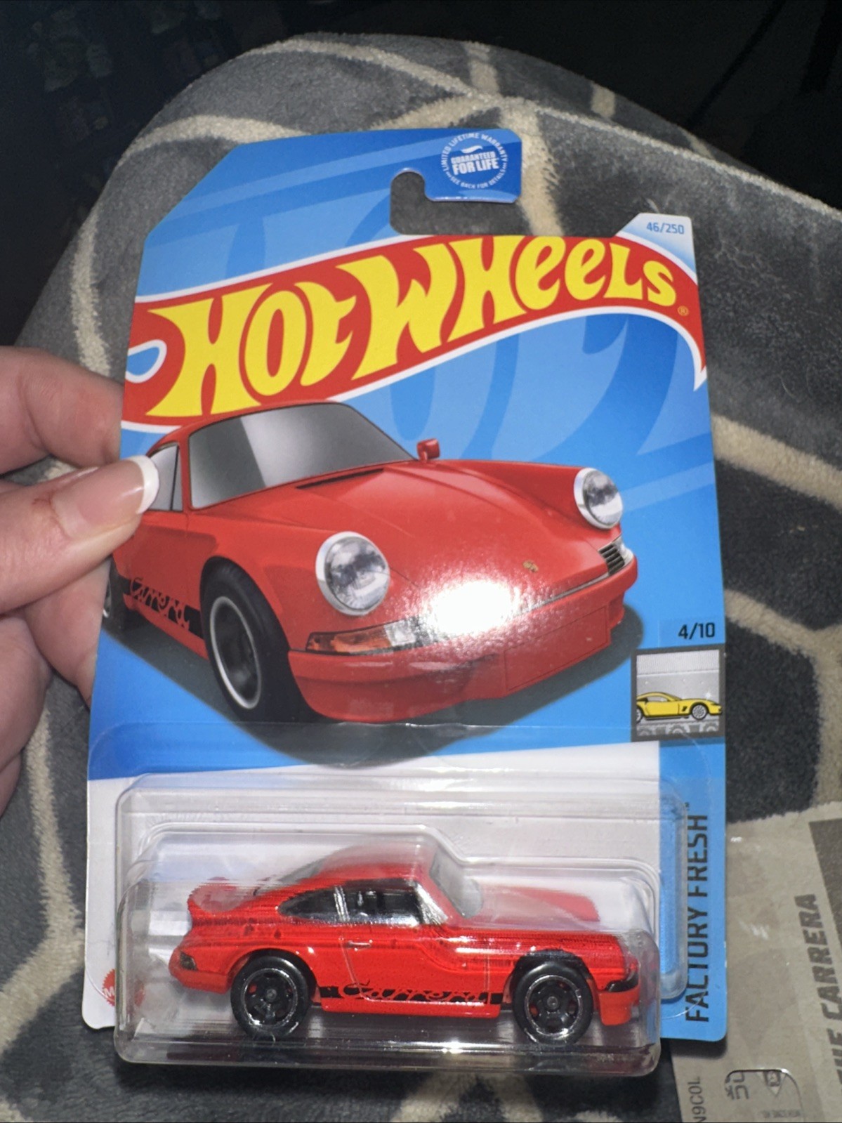 Hot Wheels Porsche 911 Carrera RS 2.7 Factory Fresh #4/10 Red Diecast 1:64 Scale