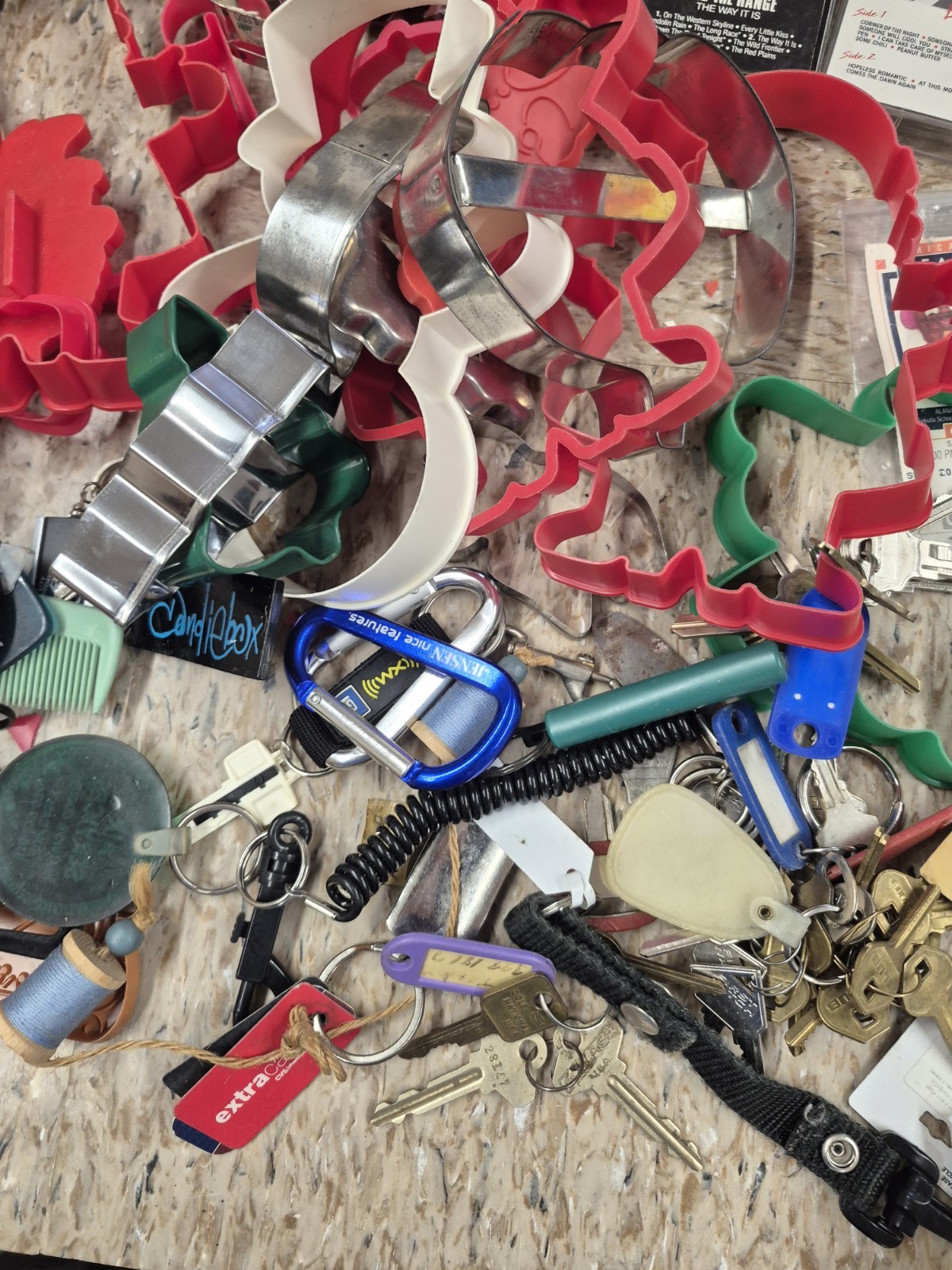 Huge Vintage Junk Drawer Lot Collectibles Box Resellers Bulk Wholesale Treasures