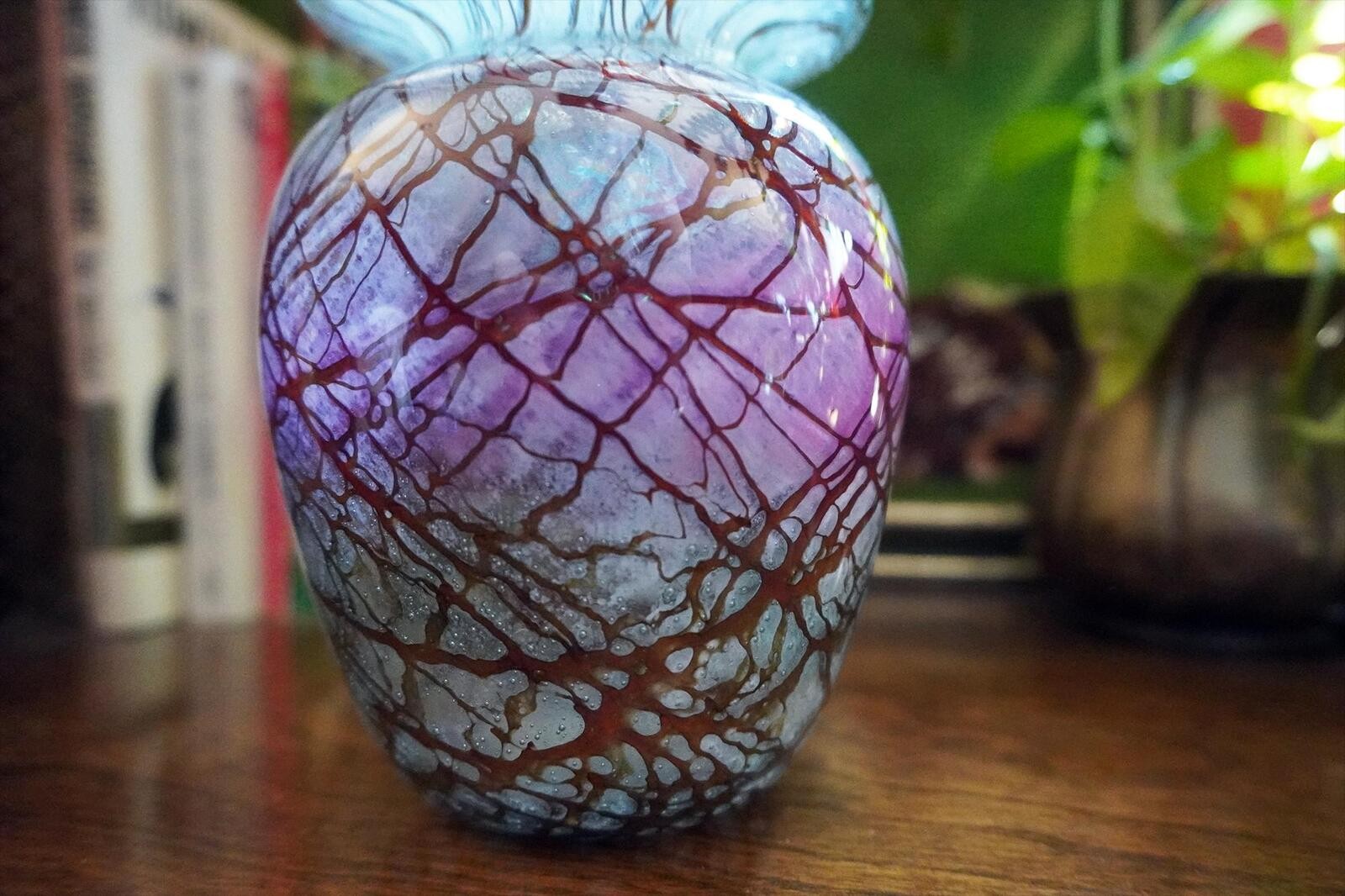 Nourot Art Glass Vase: Mid-Century Hand Blown Studio Decor