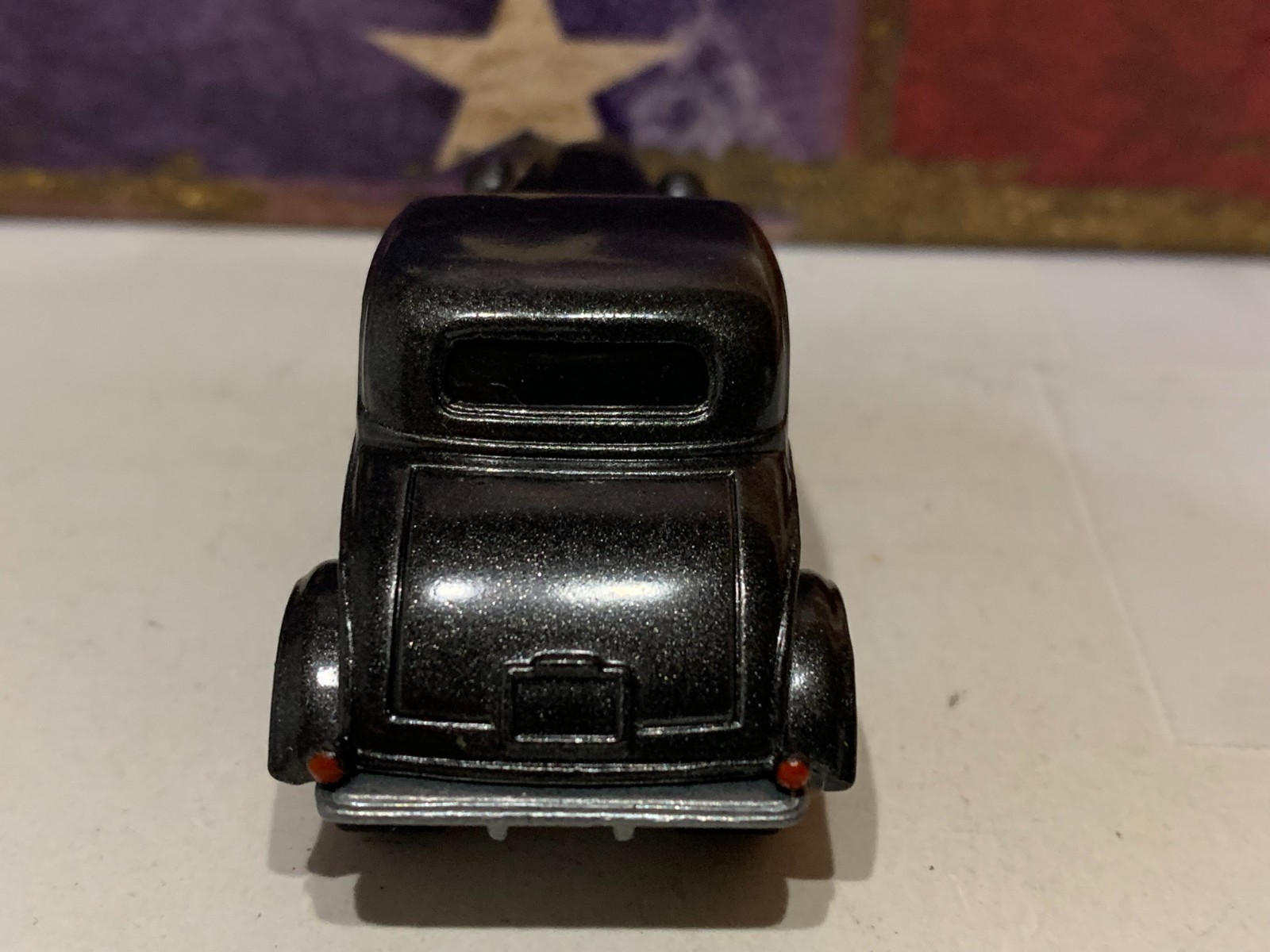 JOHNNY LIGHTNING FLATHEAD FLYER, DARK CHARCOAL, NICE 1:64