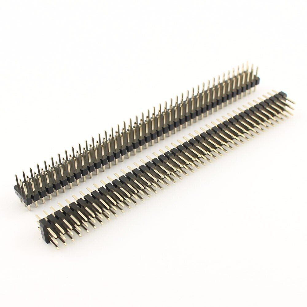 5Pcs 2mm 2.0mm Pitch 3×40 / 120 Pin Male Three Triple Row Straight Header Strip
