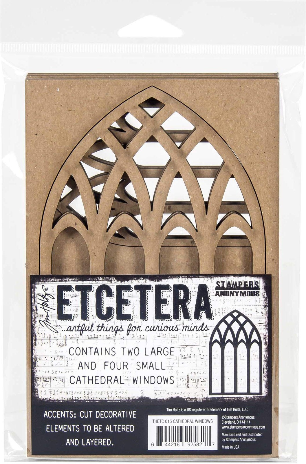 Tim Holtz – Stampers Anon CHIPBOARD CATHEDRAL