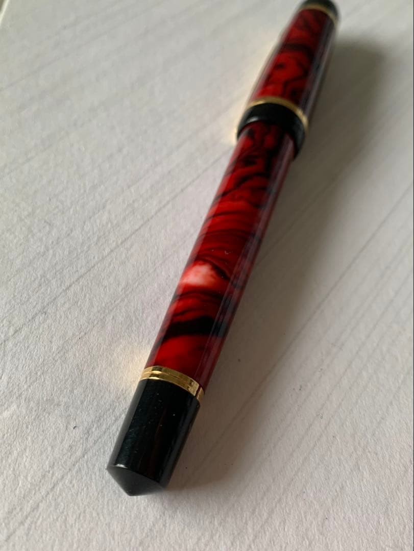Waterman Phileas Fountain Pen Red Marble F